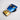 'Dominator' Boxing Gloves - Blue/Gold