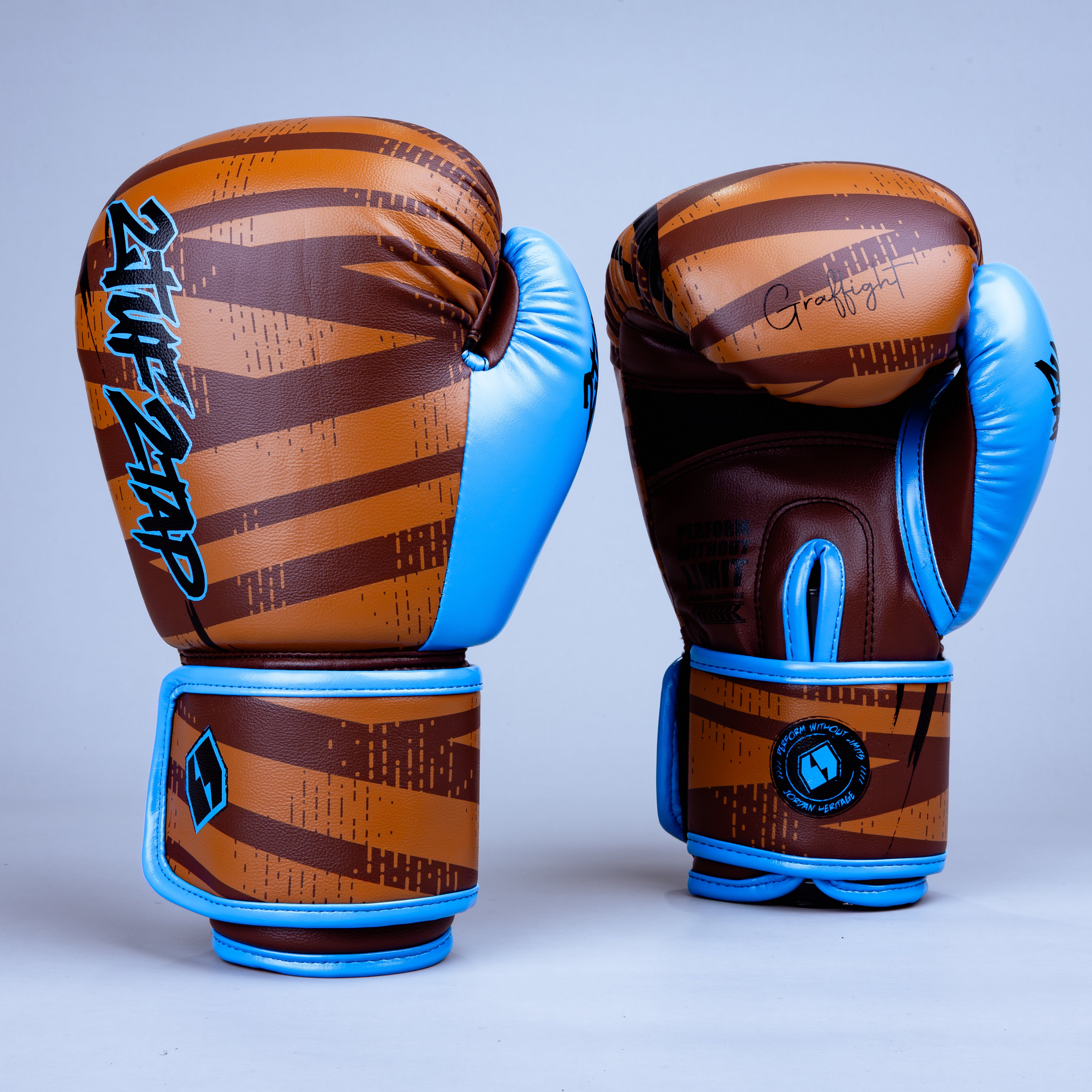 GRAFFIGHT' BOX Glove Brown Blue Black GRAFFIGHT' BOX Glove Brown Blue Black