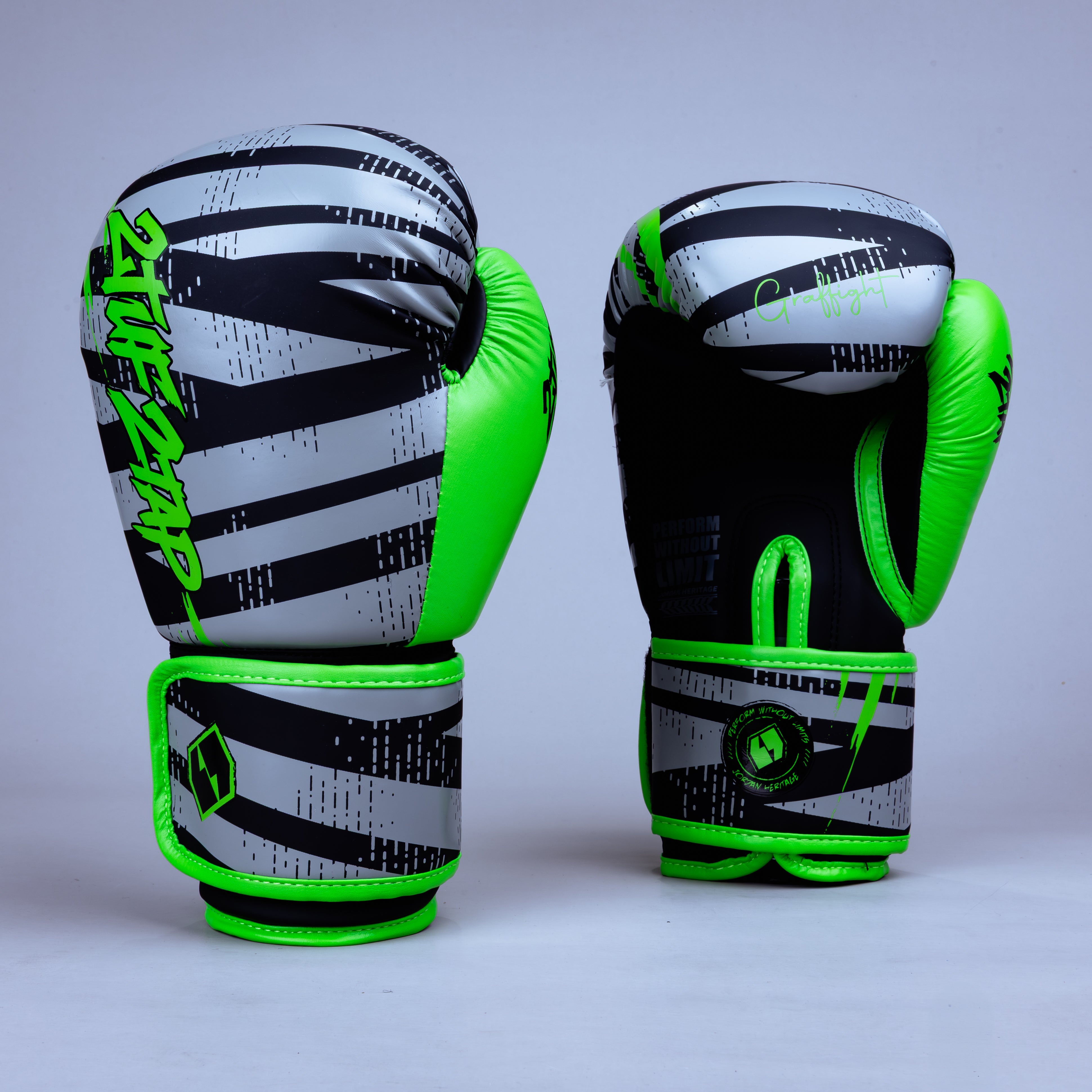 GRAFFIGHT' BOX Glove Black Green GRAFFIGHT' BOX Glove Black Green