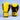 GRAFFIGHT' BOX Glove Yellow Black