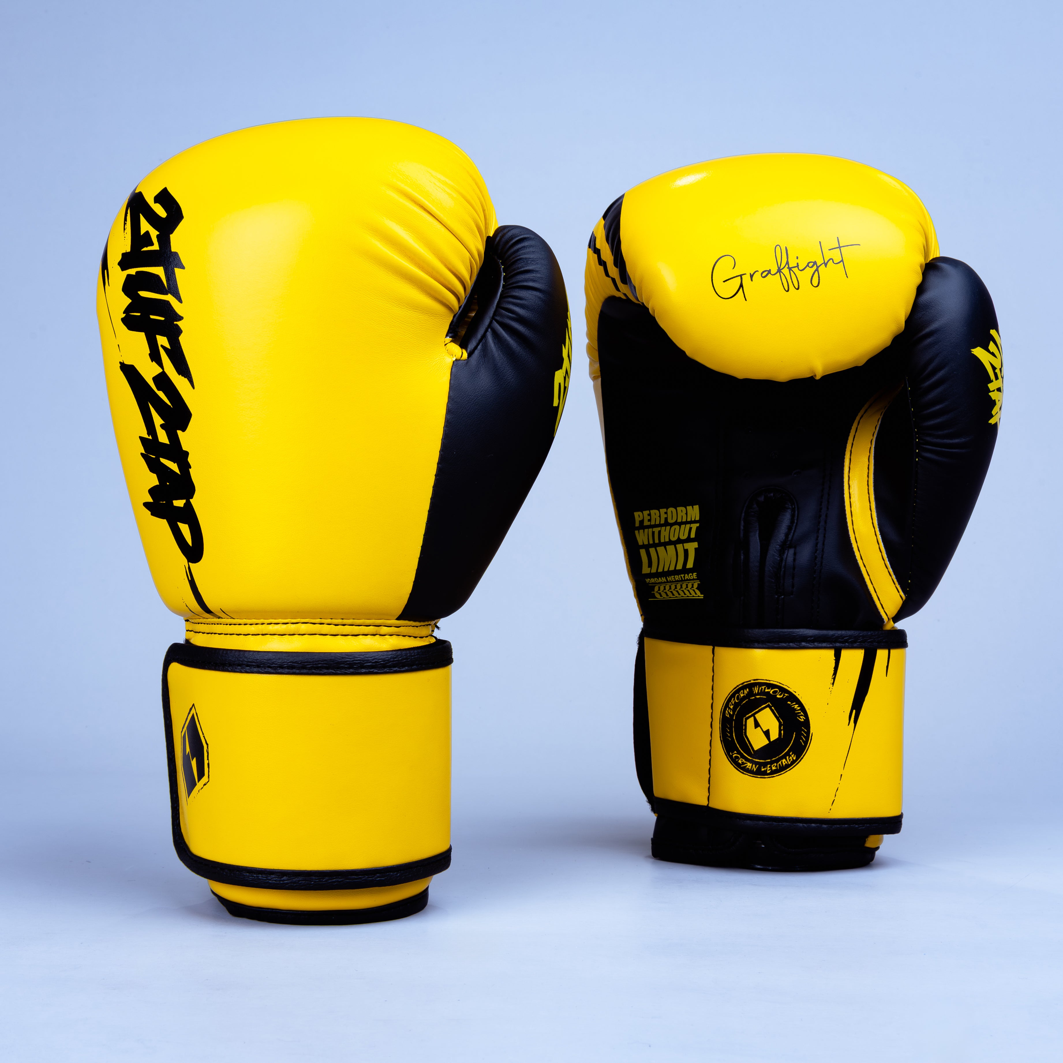 GRAFFIGHT' BOX Glove Yellow Black GRAFFIGHT' BOX Glove Yellow Black