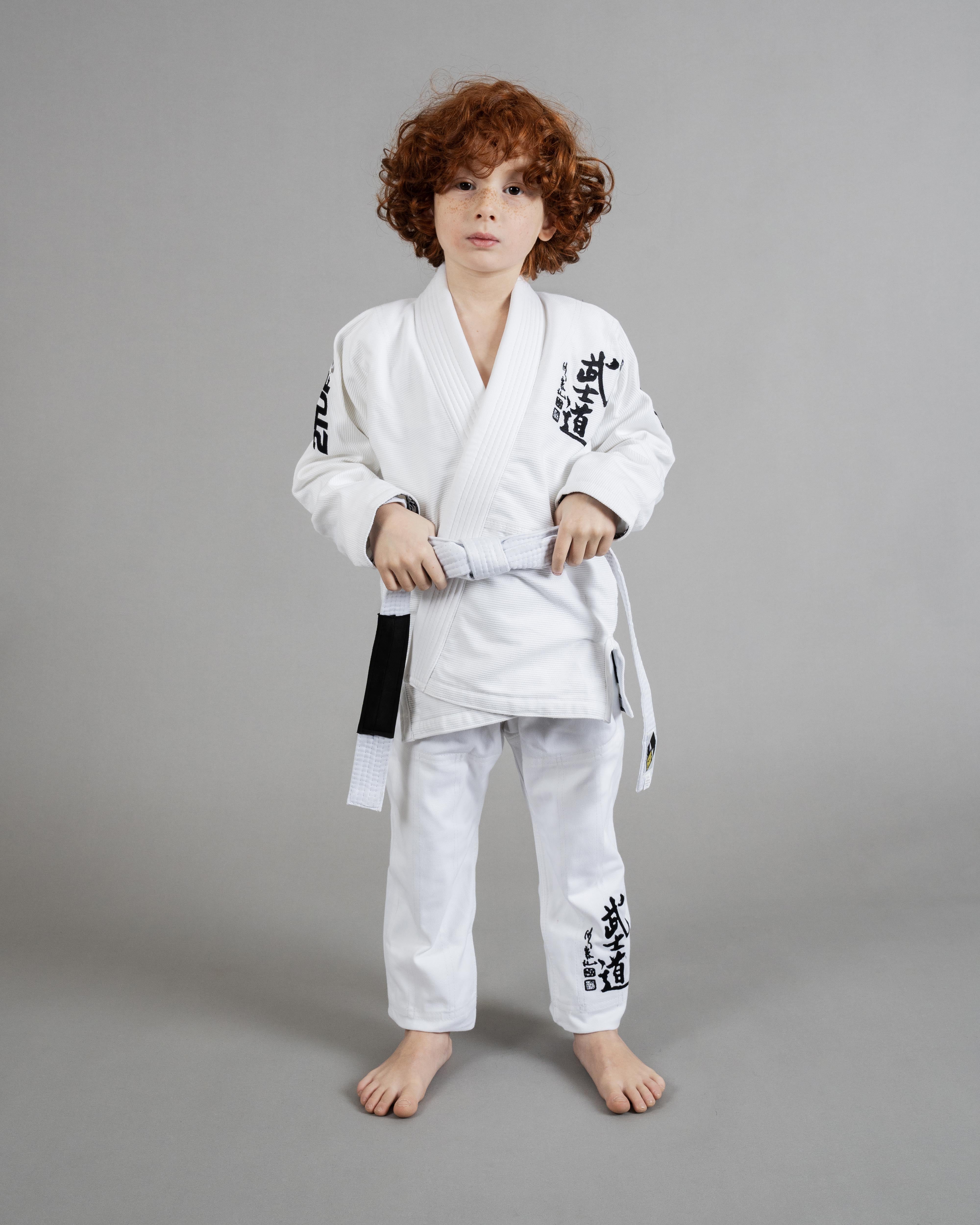 Musashi Jiu-Jitsu Gi Uniform - White/Black | Premium Training Gear