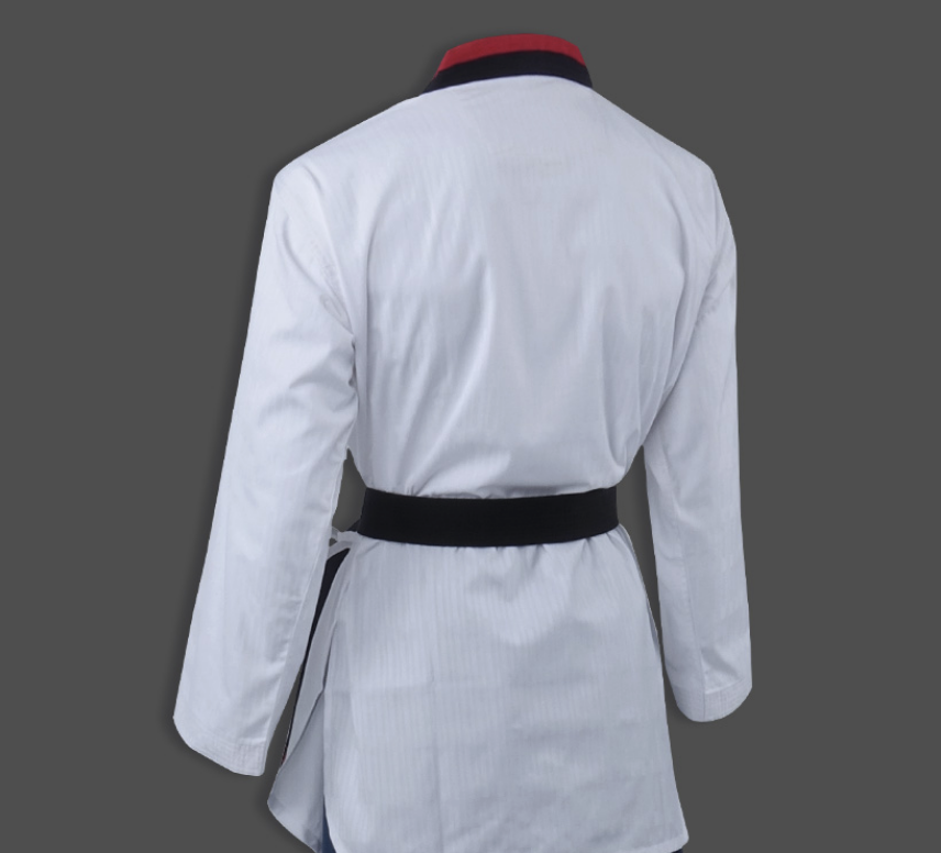 KPNP 'Poomsae' Taekwondo Dobok Uniform | Poom - Men - White/Blue KPNP 'Poomsae' Taekwondo Dobok Uniform | Poom - Men - White/Blue