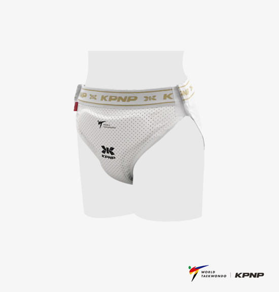 KPNP GG II Taekwondo Groin Guard for Women – White/Black KPNP GG II Taekwondo Groin Guard for Women – White/Black
