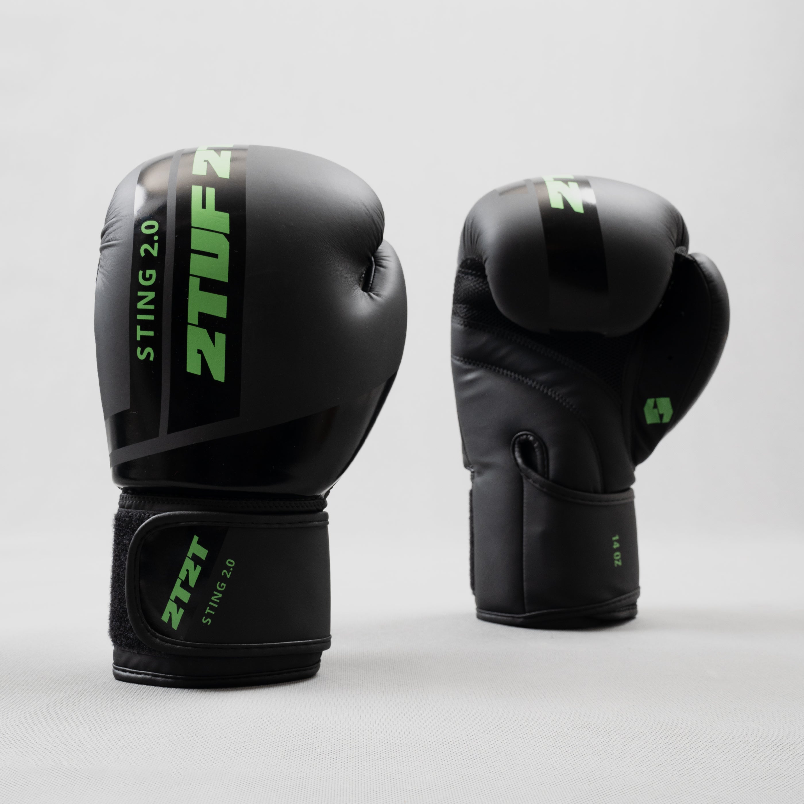 'Sting 2.0' Boxing Gloves - Green/Black
