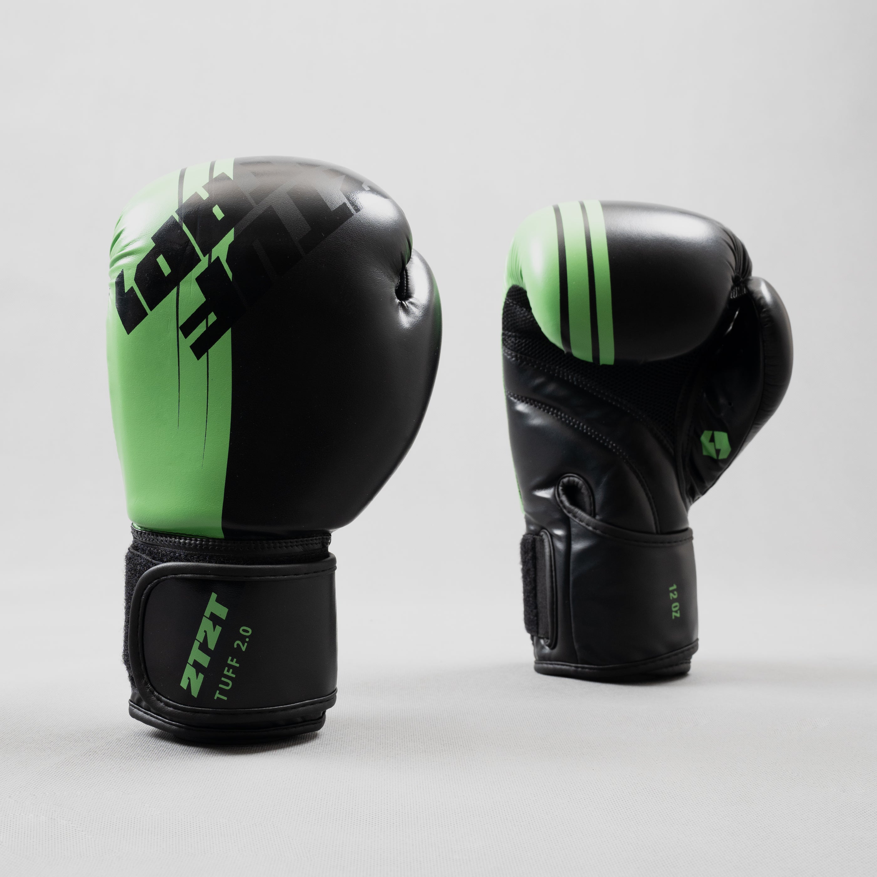 'Tuff 2.0' Boxing Gloves - Green/Black