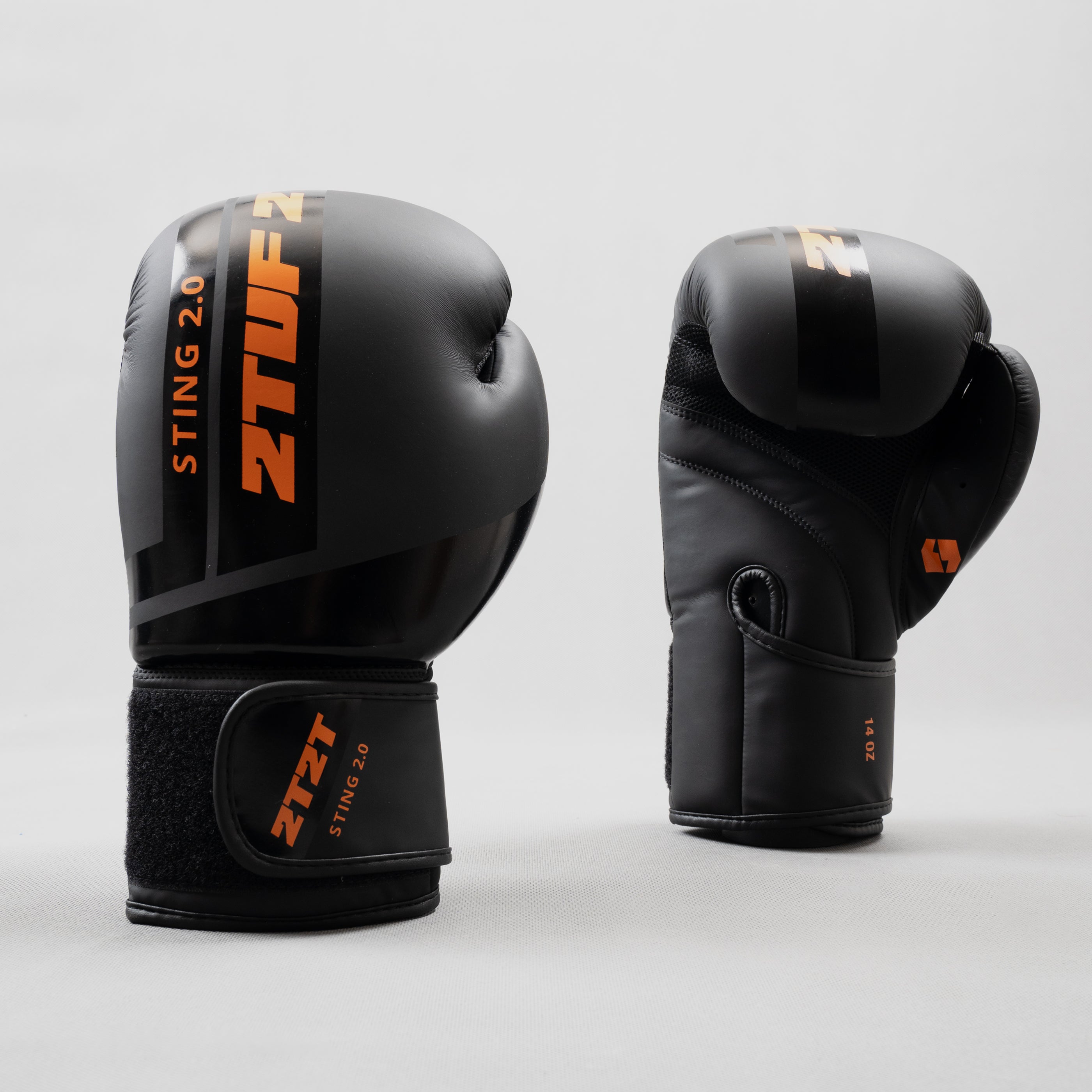'Sting 2.0' Boxing Gloves - Orange/Black