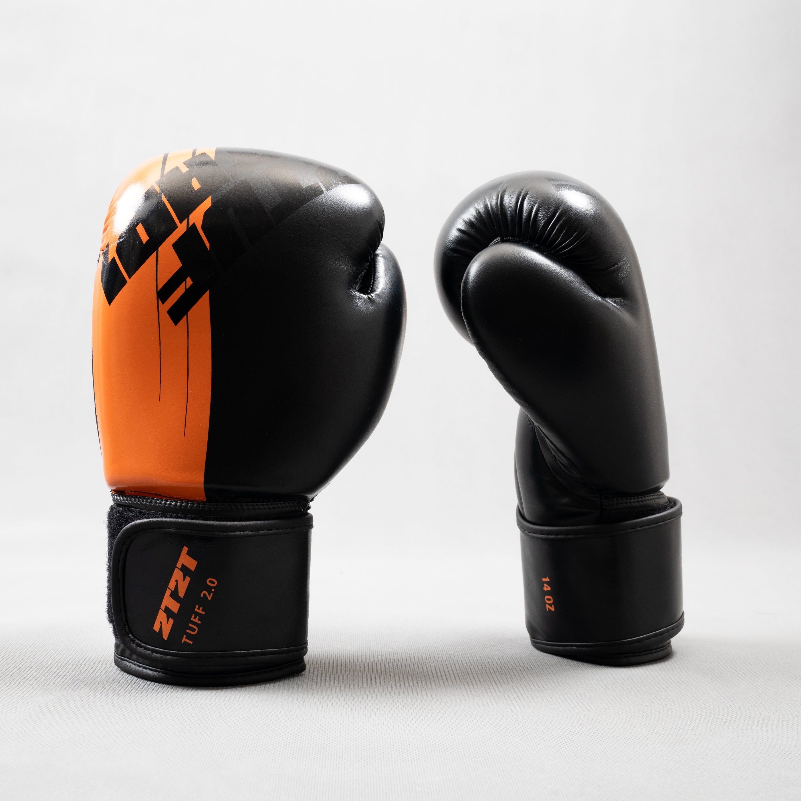 'Tuff 2.0' Boxing Gloves - Orange/Black