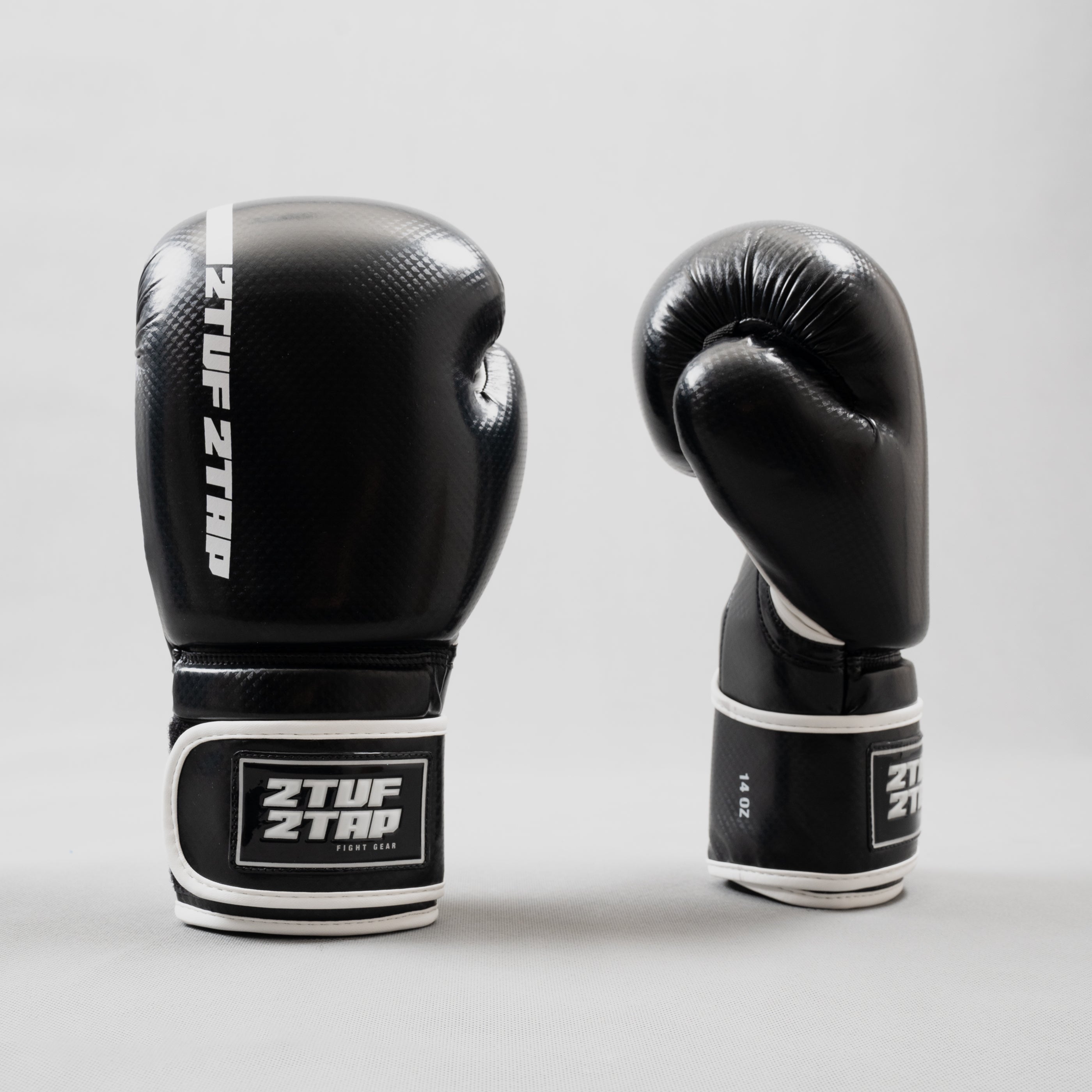 'Vertix' Boxing Gloves - White/Black