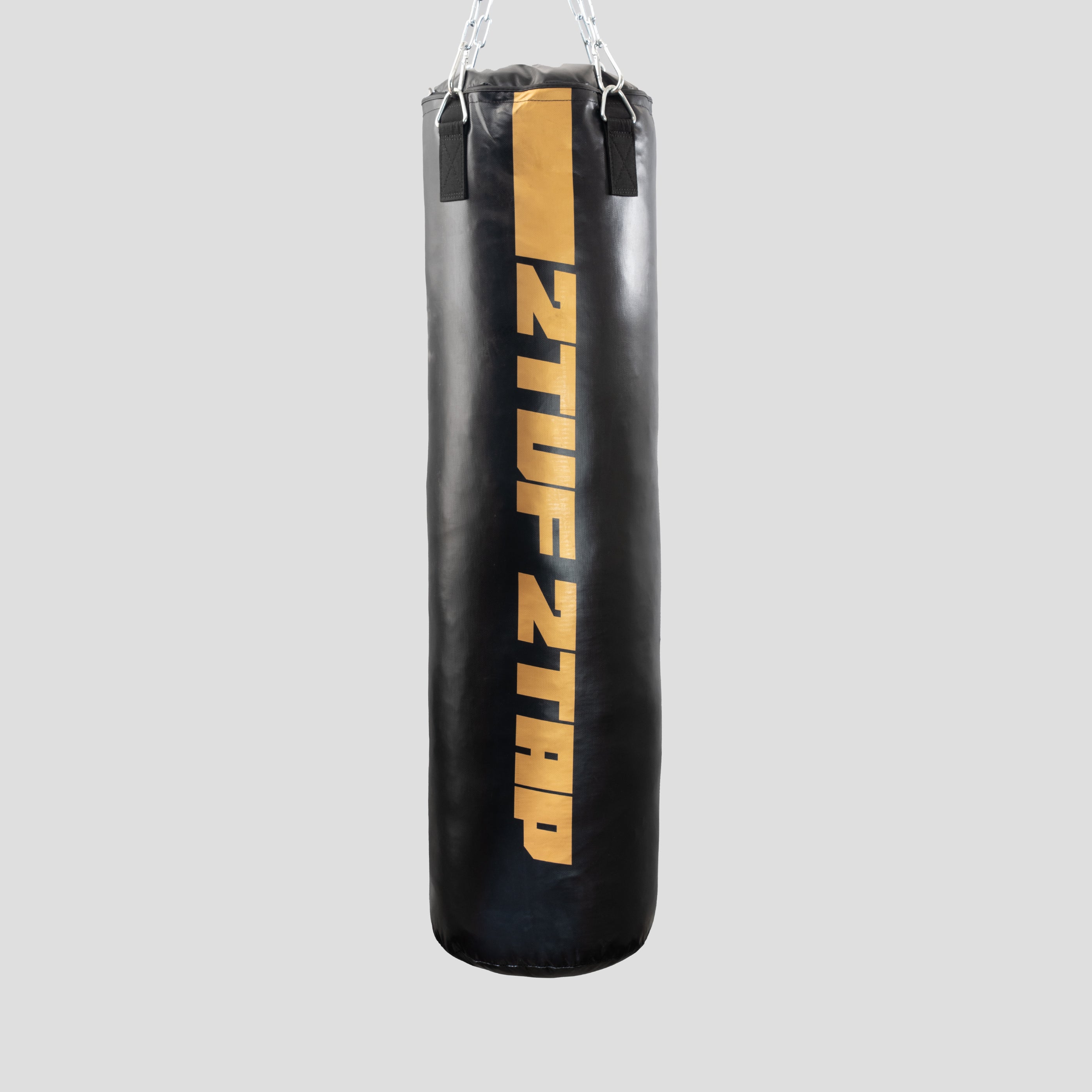 Vertix Heavy Punching Bag - Matte Gold/Black | Premium Ply-U Leather