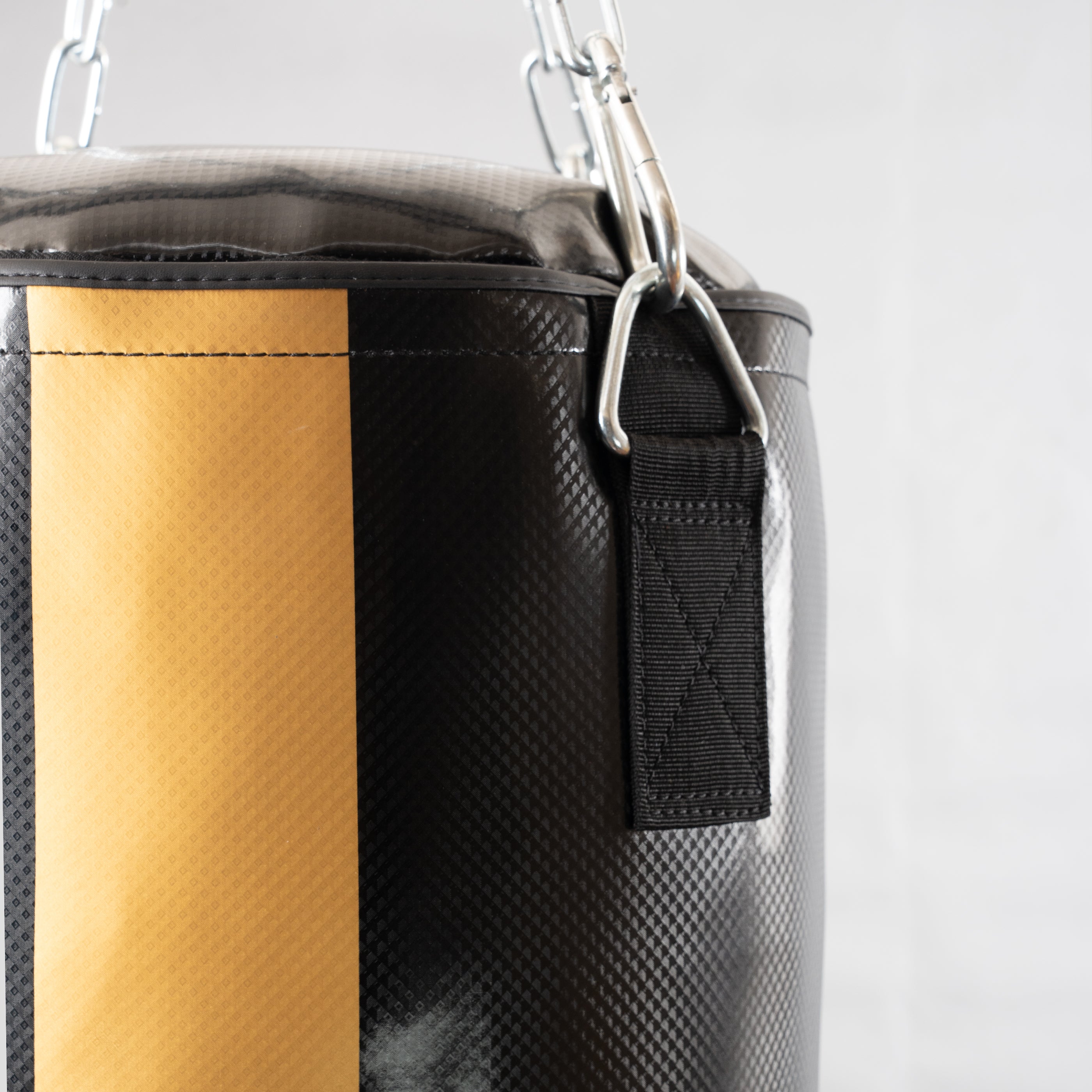 Vertix Heavy Punching Bag - Matte Gold/Black | Premium Ply-U Leather