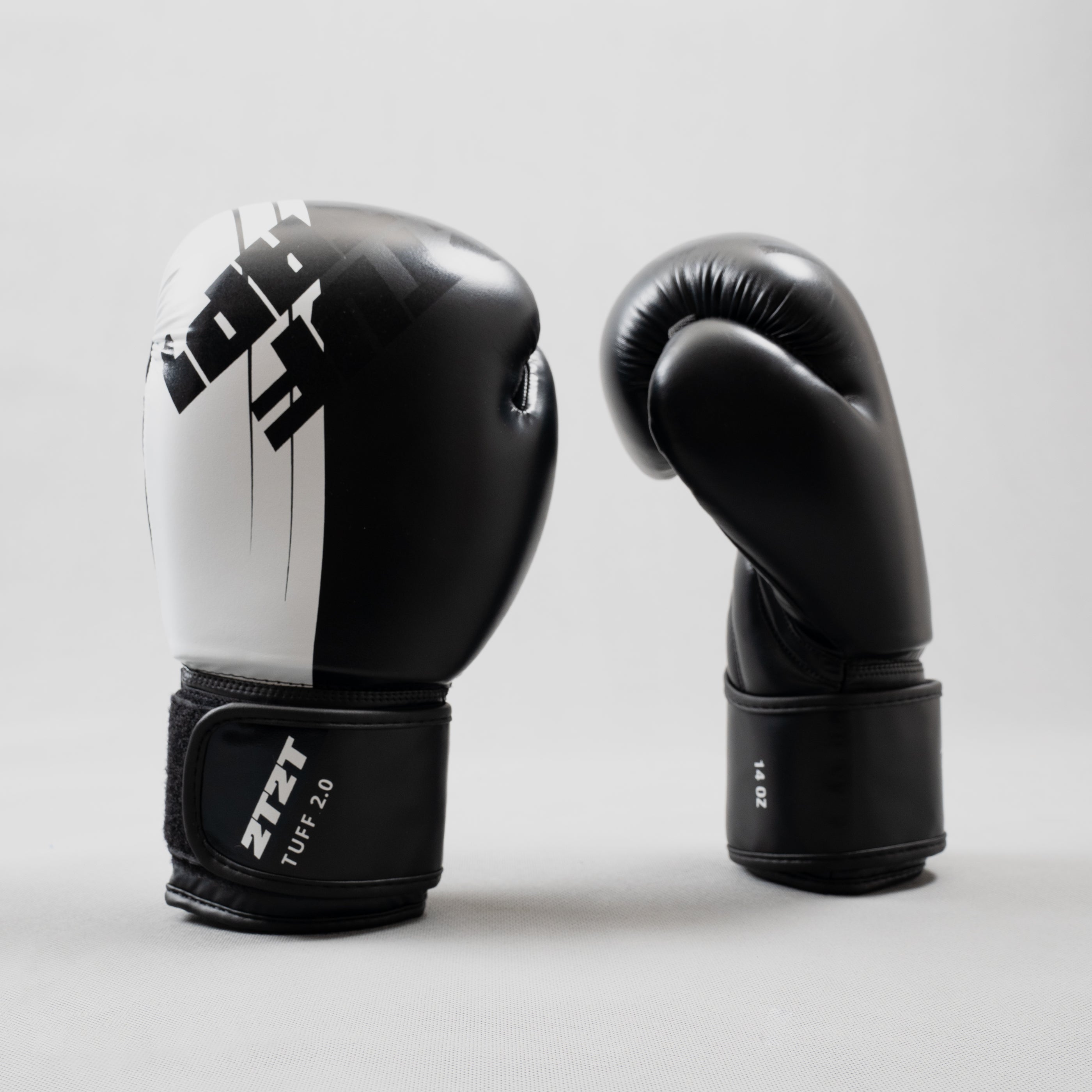 'Tuff 2.0' Boxing Gloves - White/Black