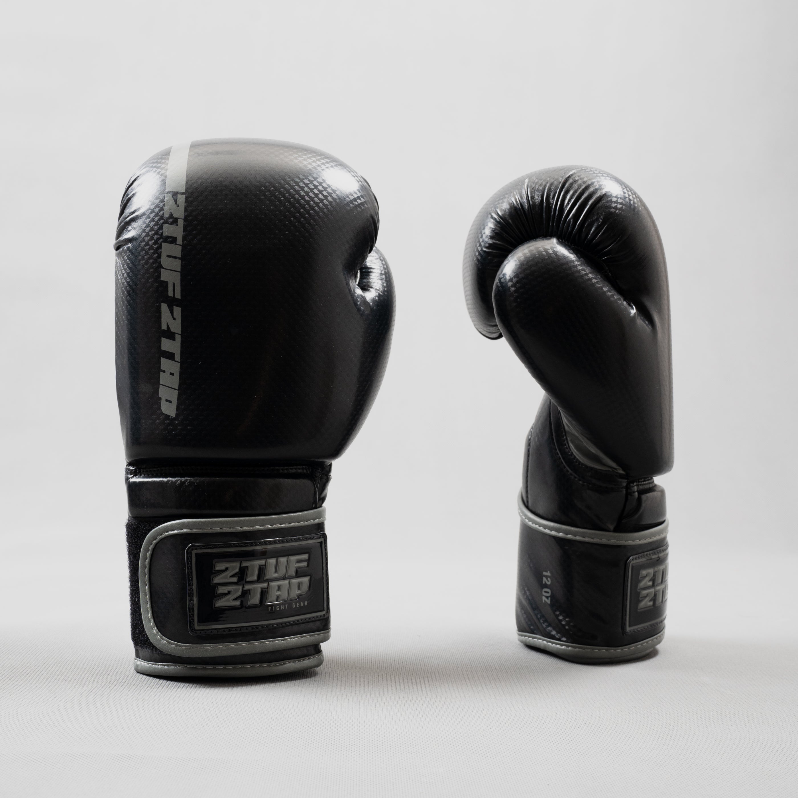 'Vertix' Boxing Gloves - Grey/Black