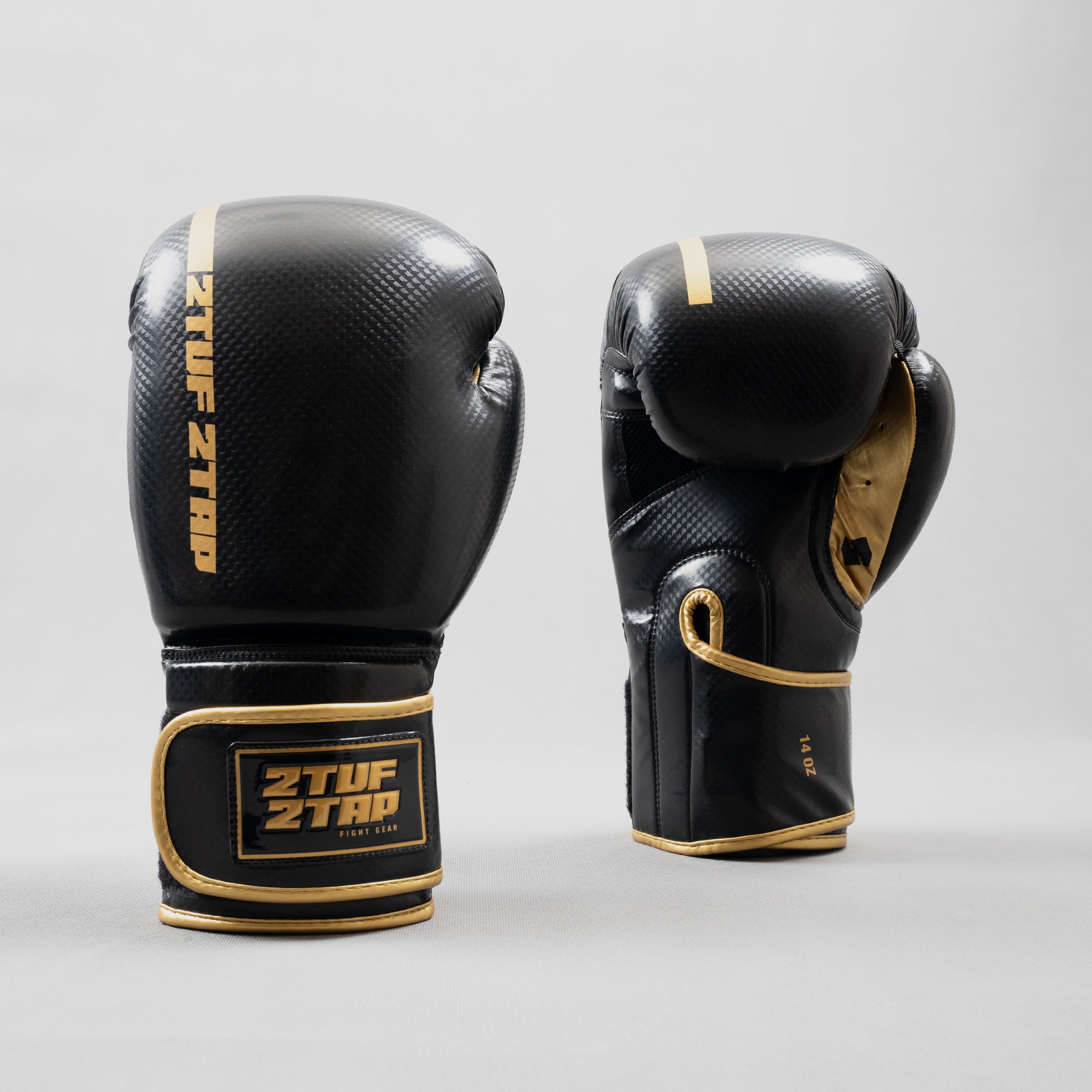 'Vertix' Boxing Gloves - Matte Gold/Black
