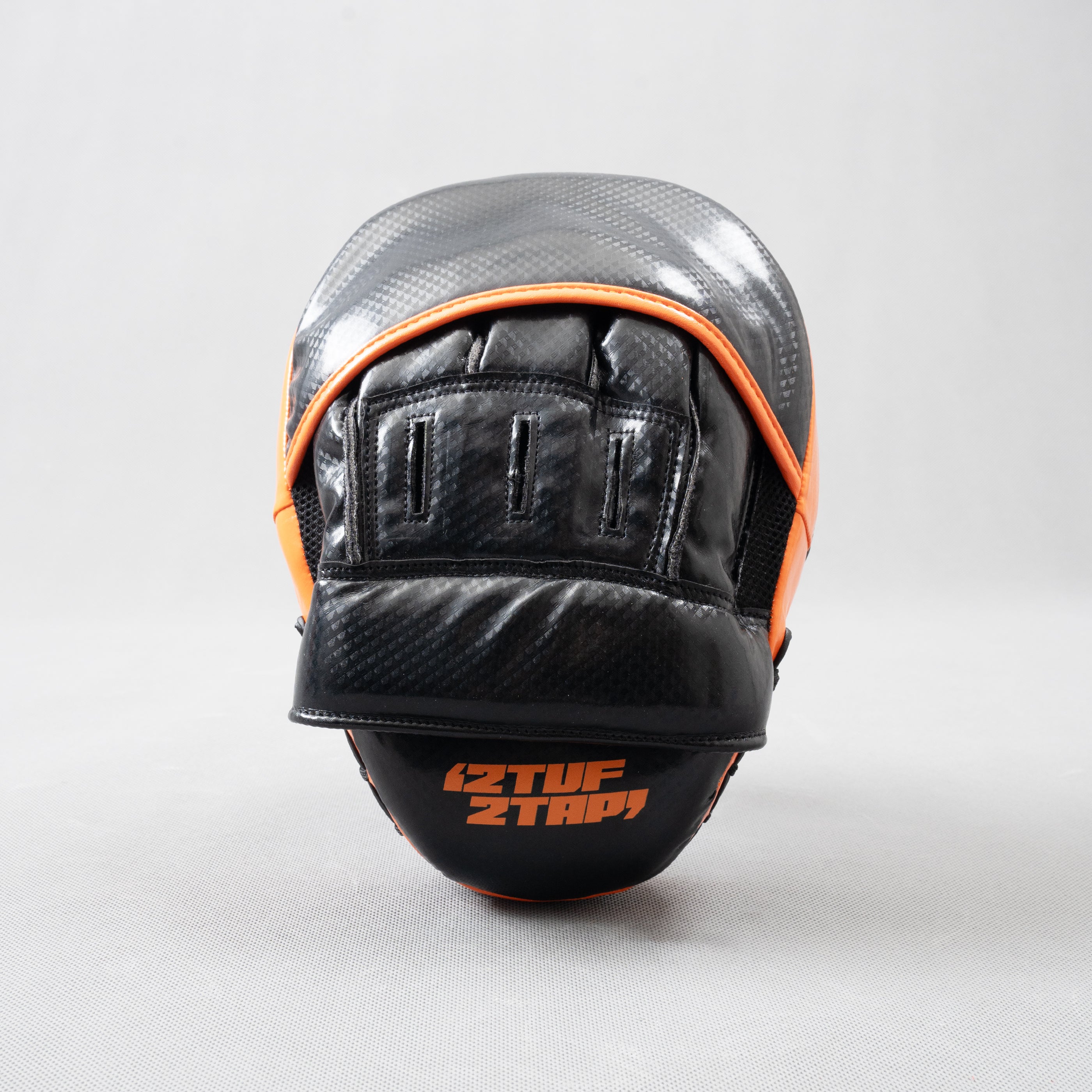 'Vertix' Focus Mitts - Tangerine Orange/Black