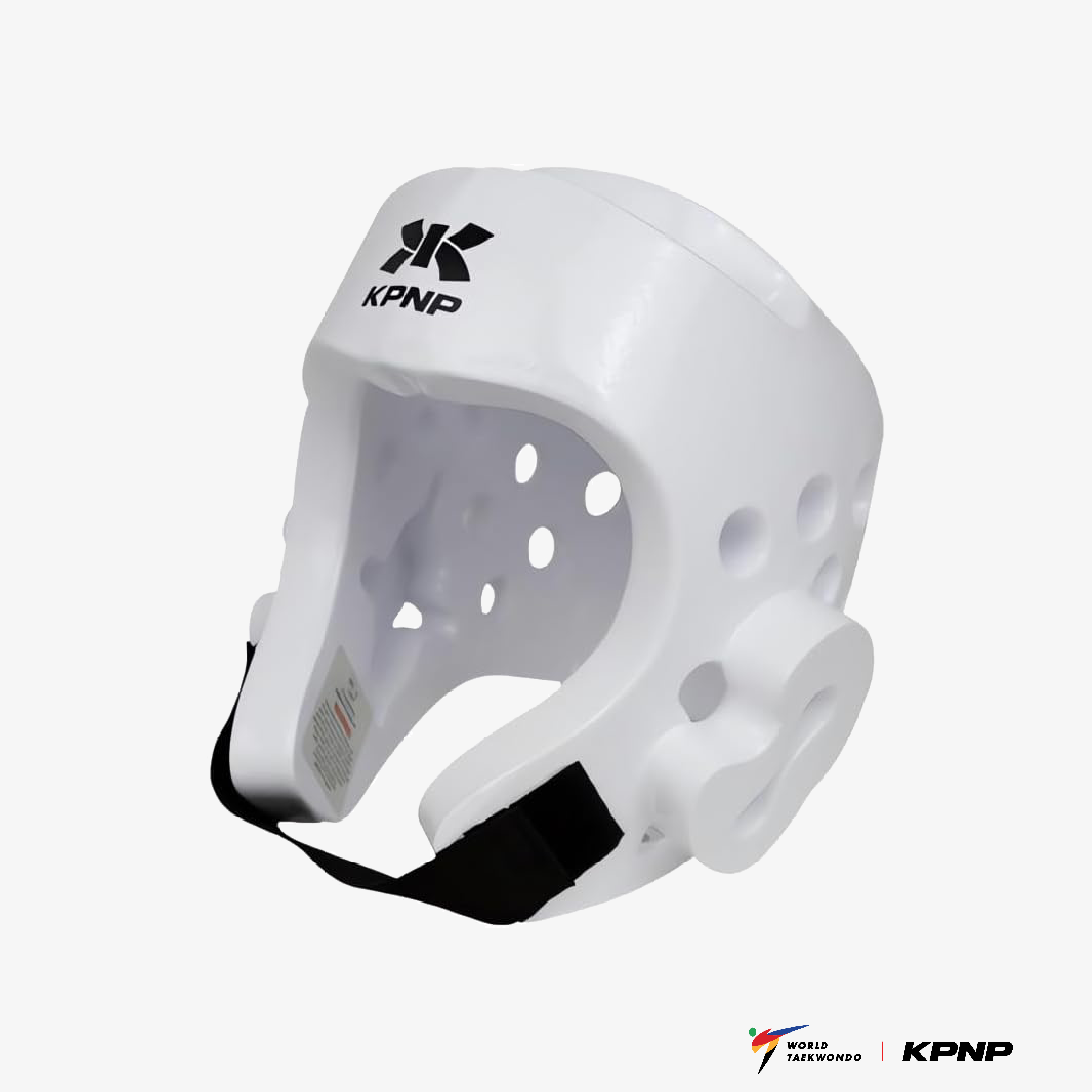 KPNP HG II Taekwondo Headguard – White/Black | Premium Head Protection KPNP HG II Taekwondo Headguard – White/Black | Premium Head Protection