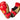 Adidas 'ProPoint' Boxing Gloves - Red/Gold