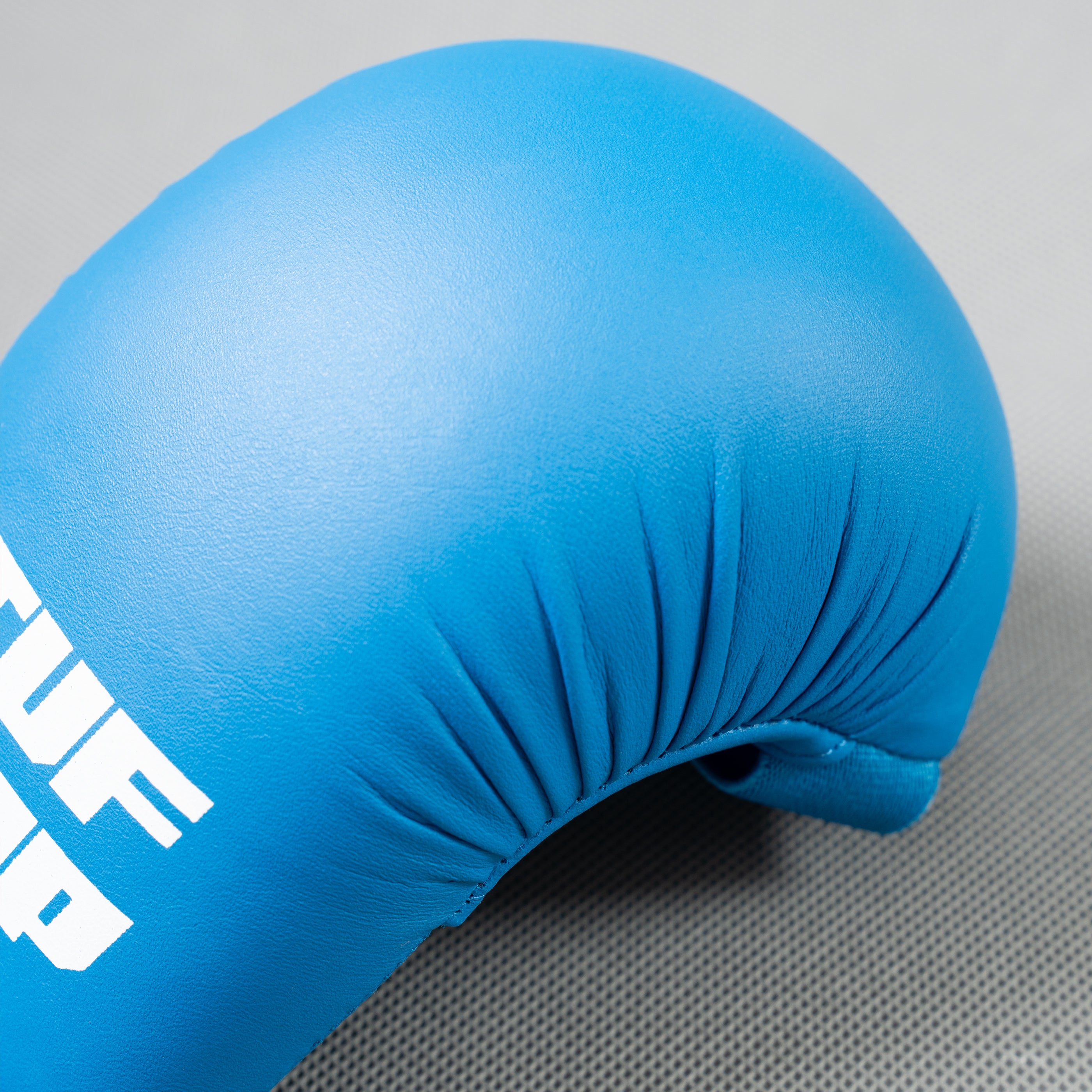 'Senshi' Karate Gloves - Thumb - Blue