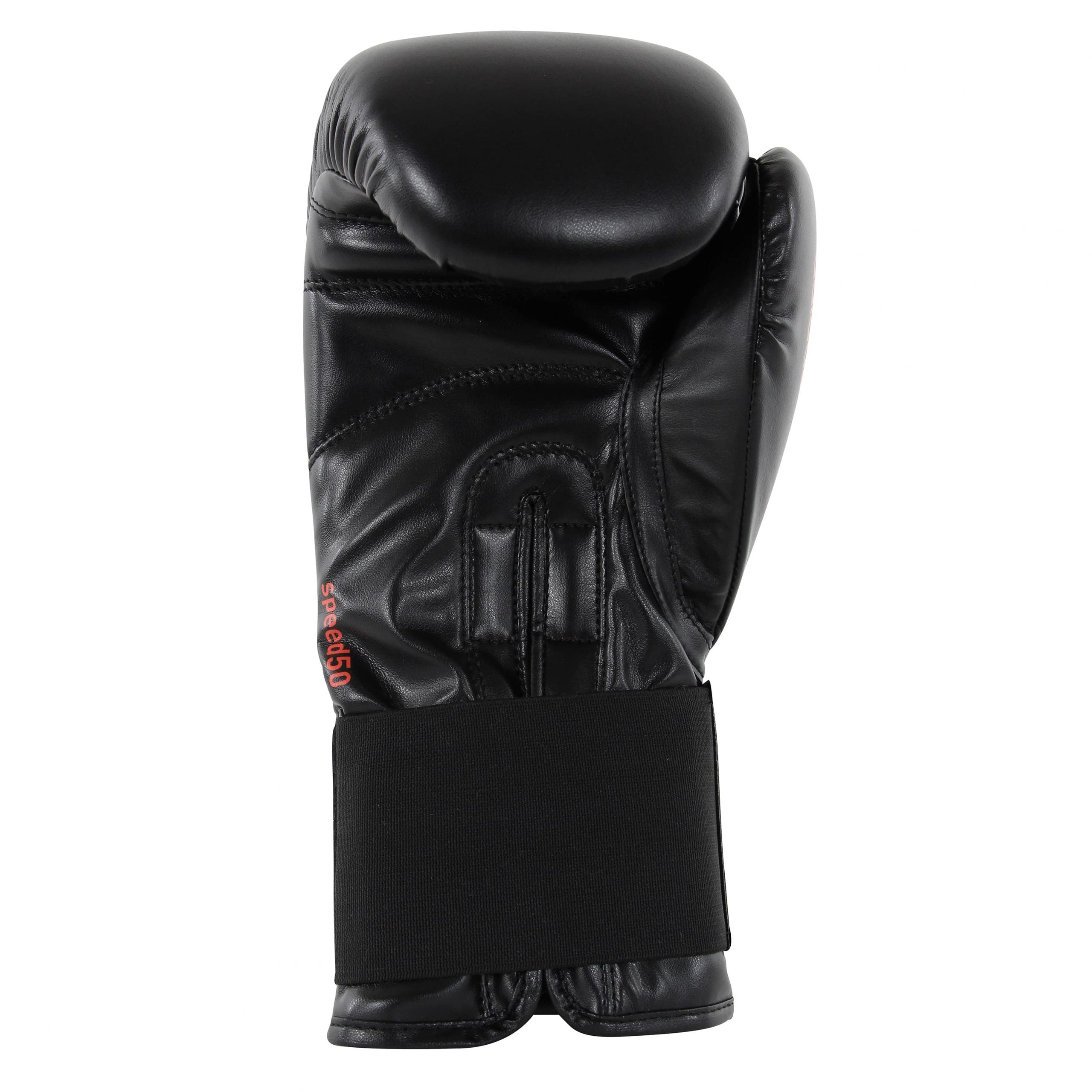 Adidas 'Speed 50 - FLX 3.0' Boxing Gloves - Black/Solar Red Adidas 'Speed 50 - FLX 3.0' Boxing Gloves - Black/Solar Red