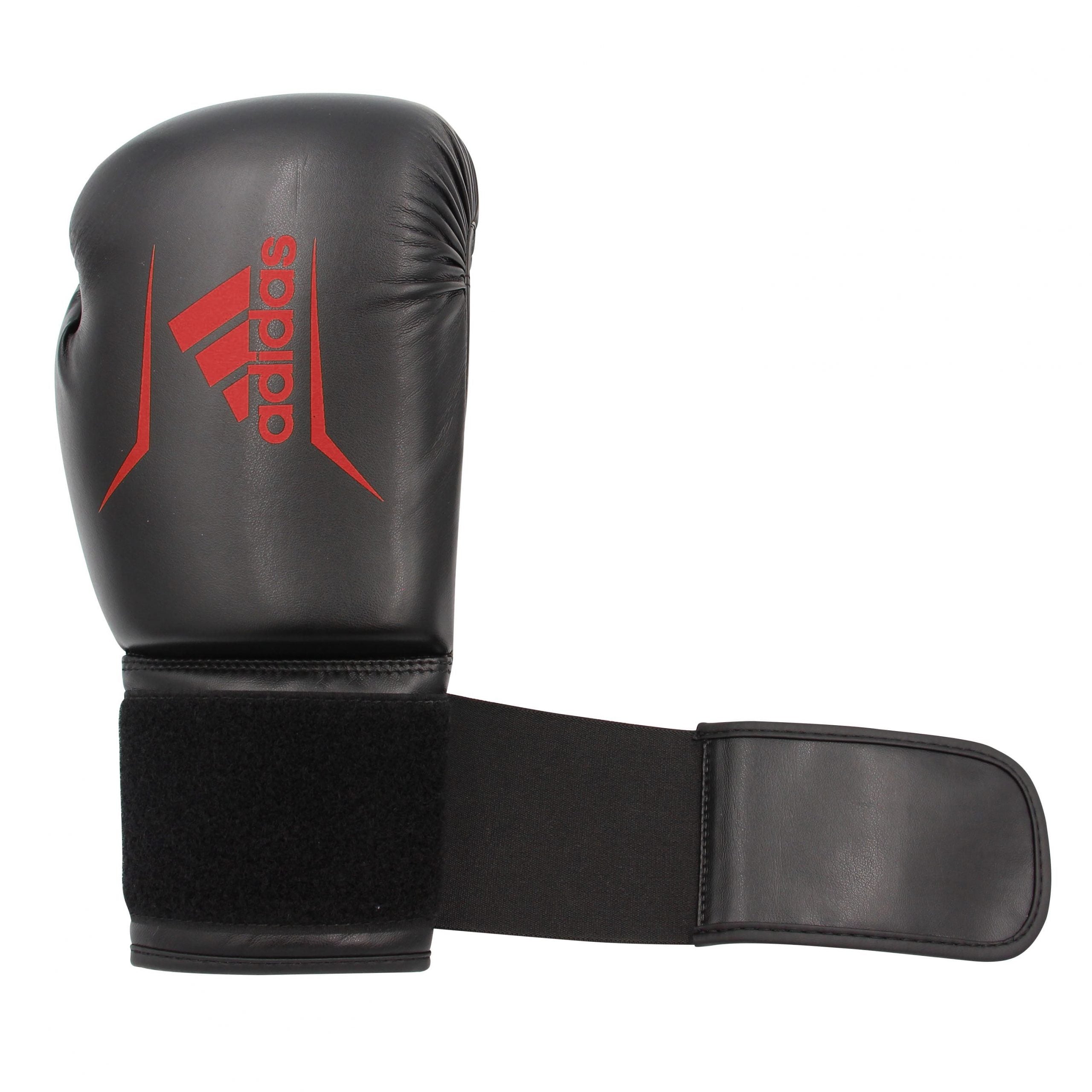 Adidas 'Speed 50 - FLX 3.0' Boxing Gloves - Black/Solar Red Adidas 'Speed 50 - FLX 3.0' Boxing Gloves - Black/Solar Red