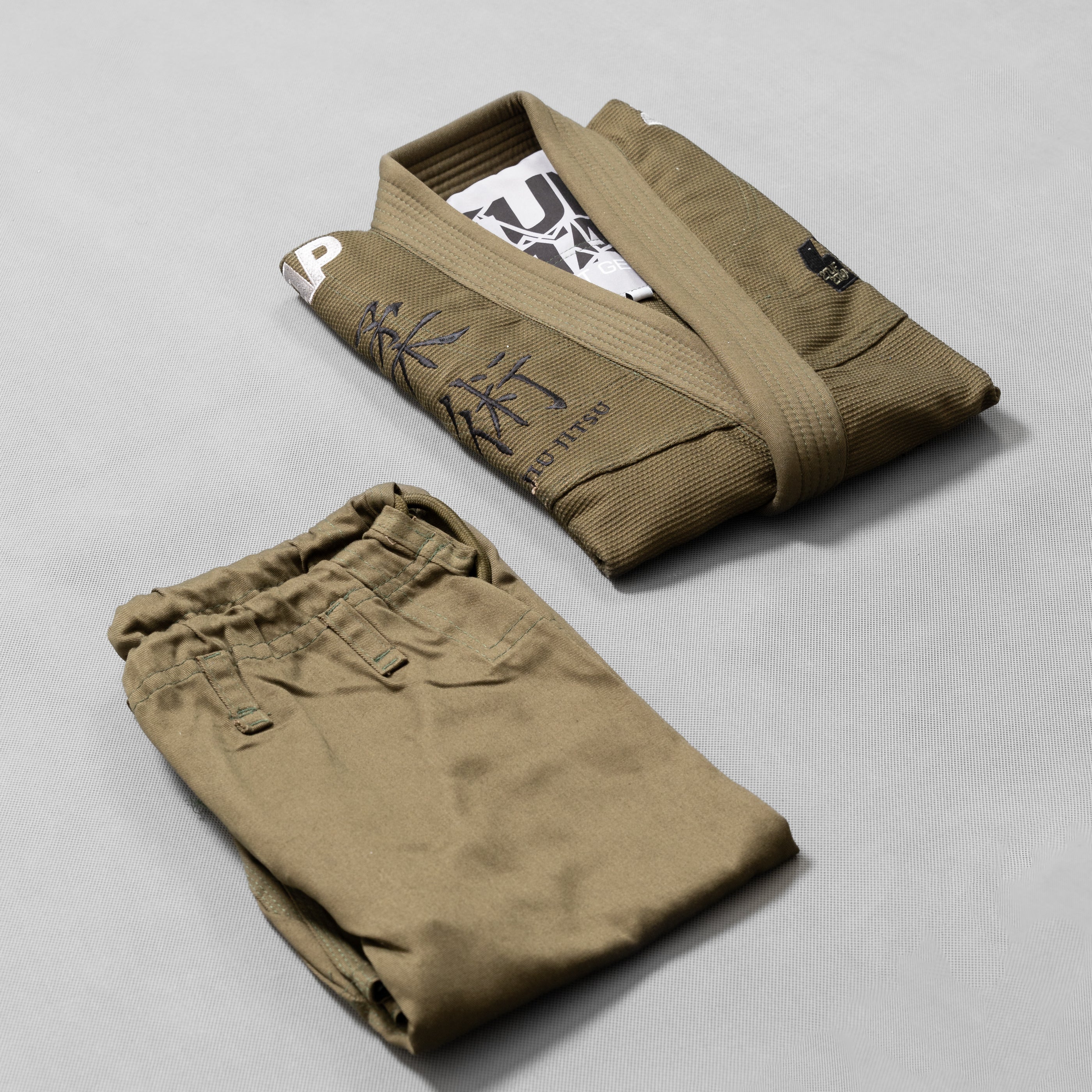 'Bridge' Jiu-Jitsu Gi Uniform - Olive Green/Black