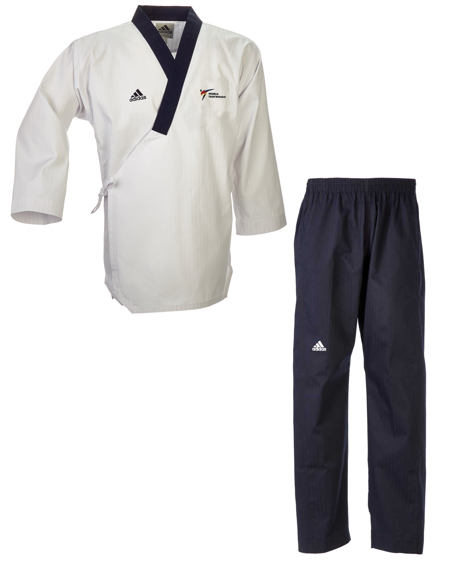 Adidas 'Poomsae' Taekwondo Dobok Uniform | Dan - Men - White/Black Adidas 'Poomsae' Taekwondo Dobok Uniform | Dan - Men - White/Black