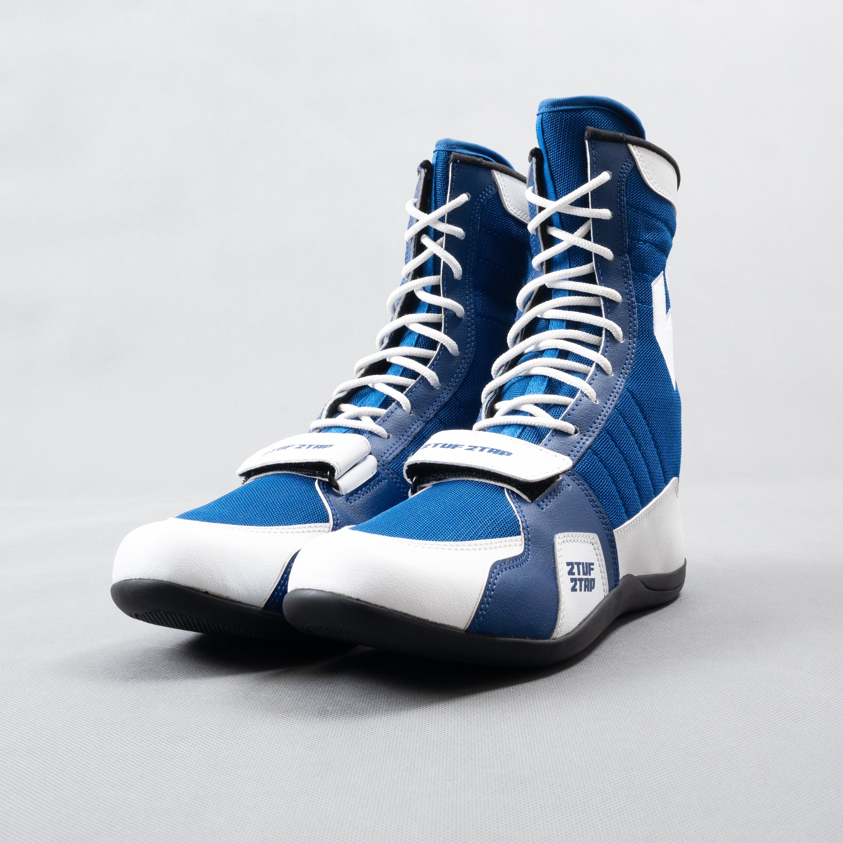 'Spliner' Boxing Shoes - Blue/White