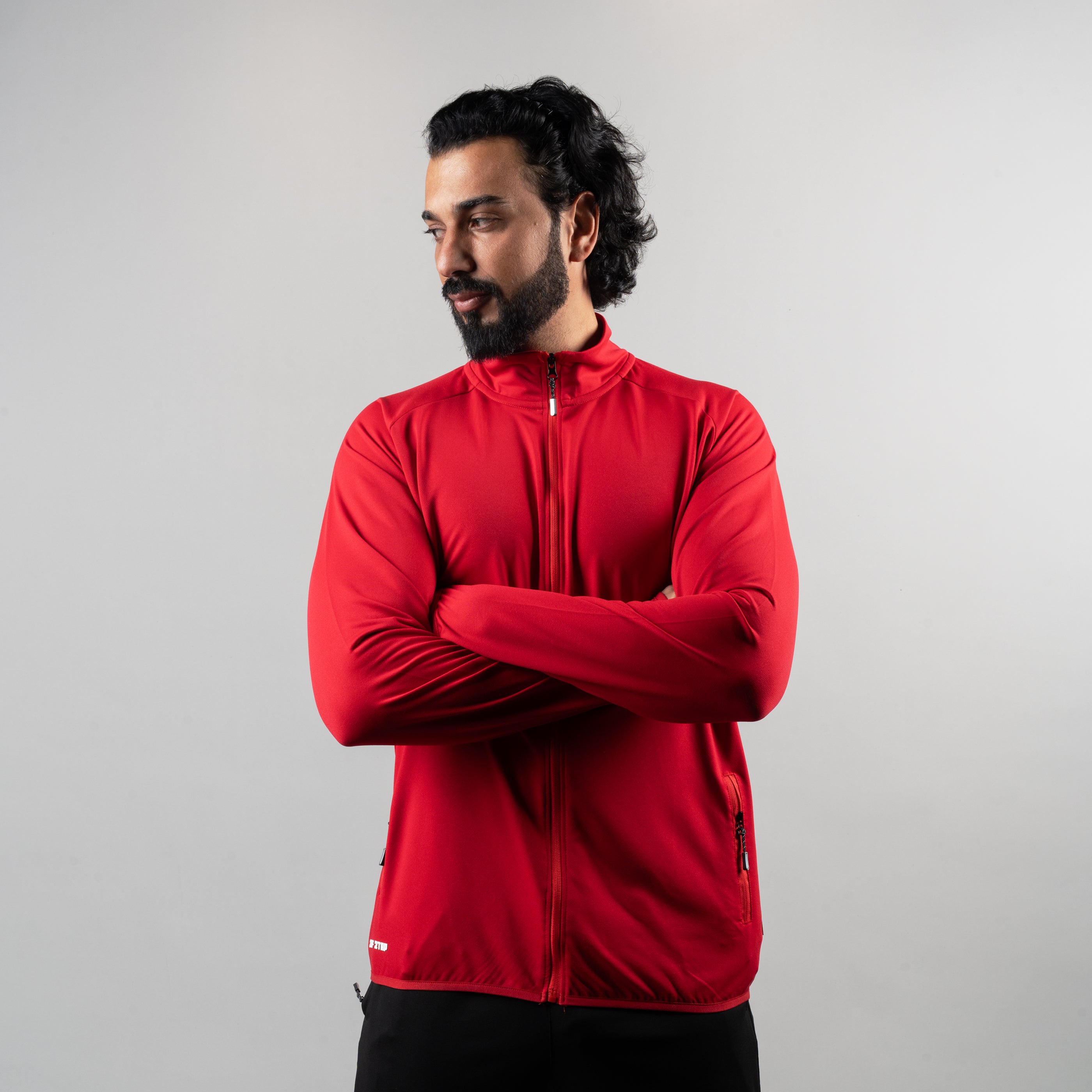 FlexFit' Apparel TrackSuit red/Black