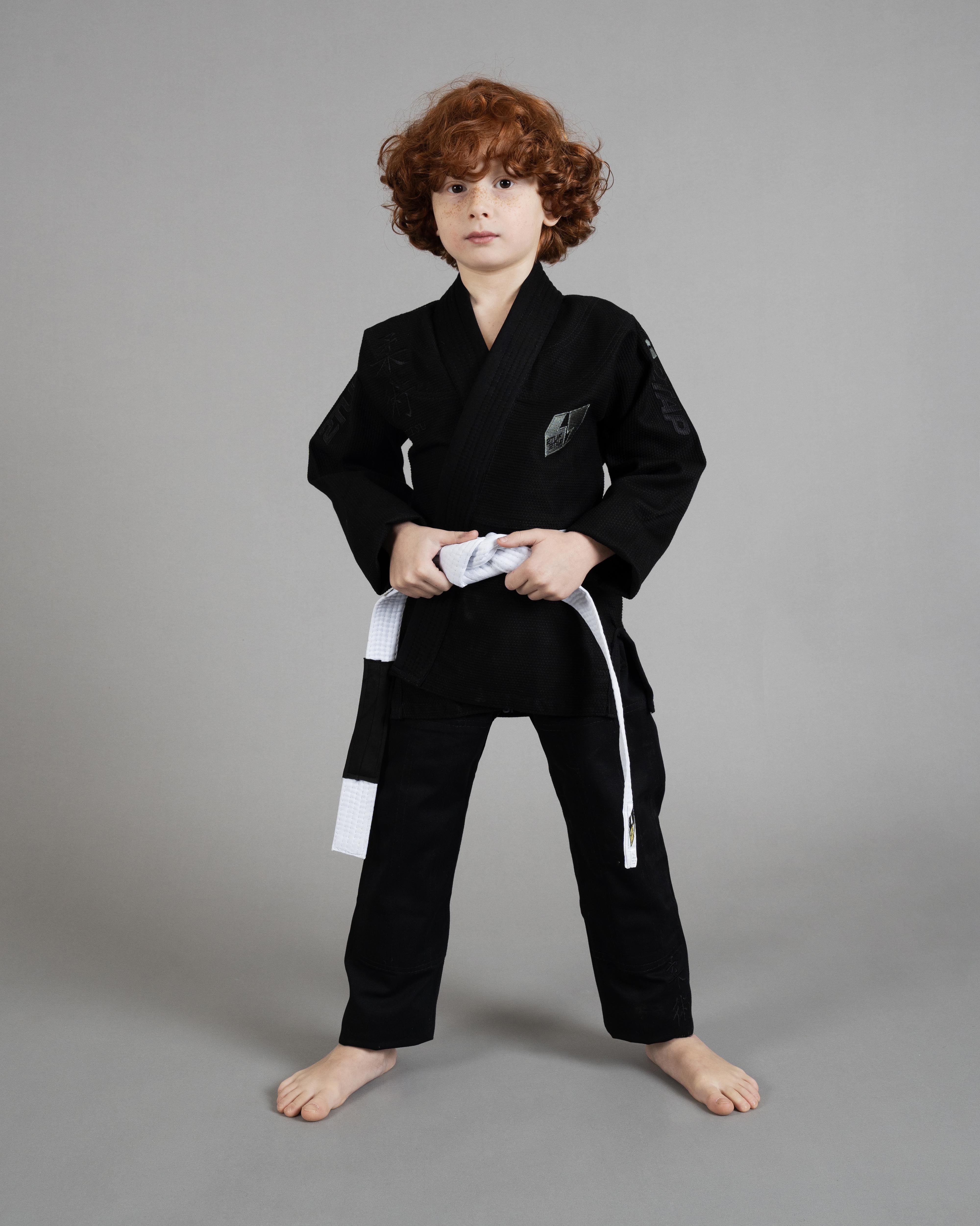 'Bridge' Jiu-Jitsu Gi Uniform - Black/Silver