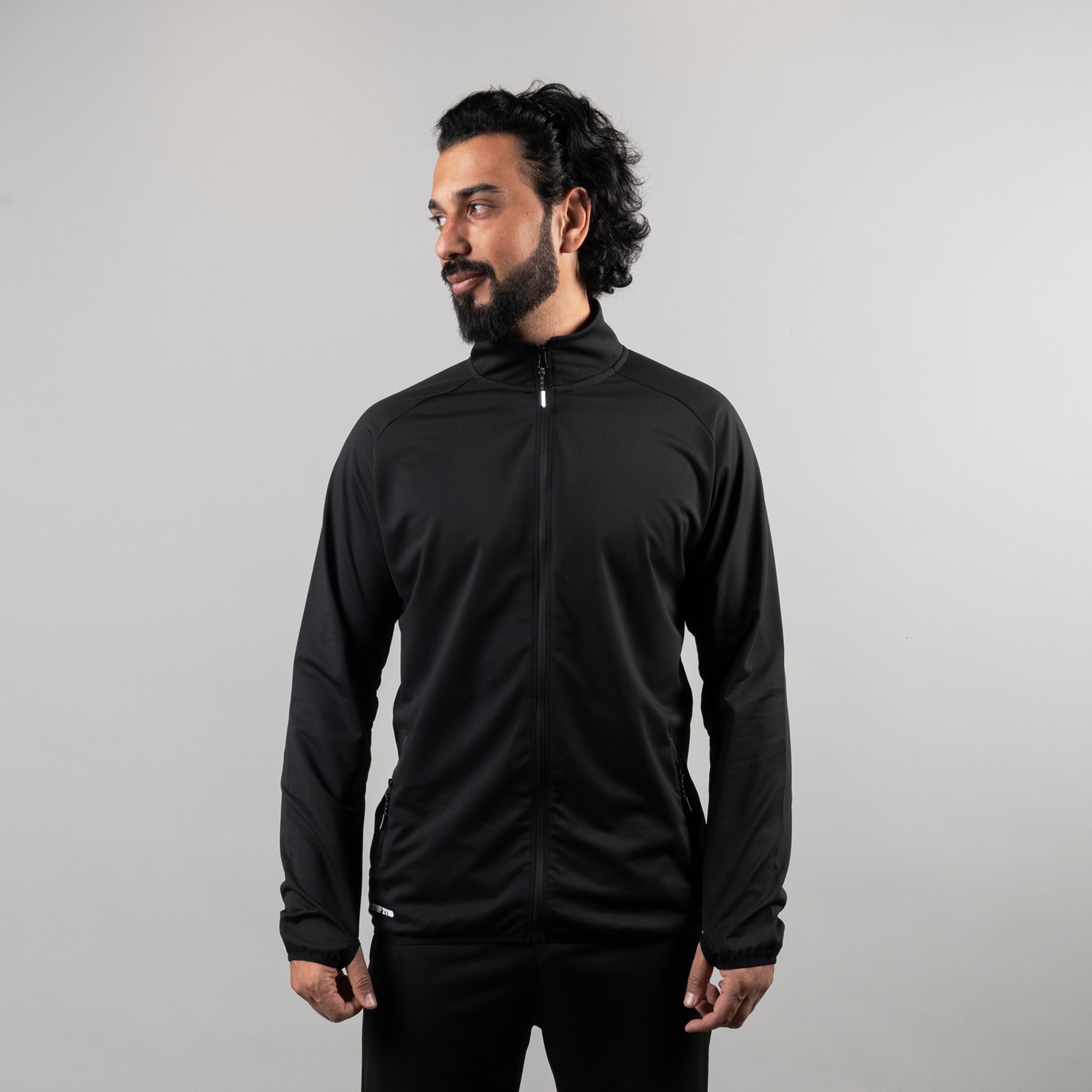 FlexFit' Apparel TrackSuit Black/Black