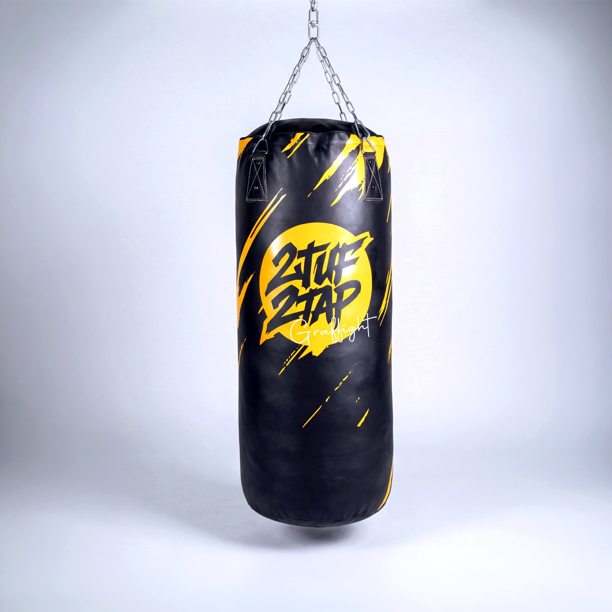 GRAFFIGHT' BOX PunchBag Black Orange