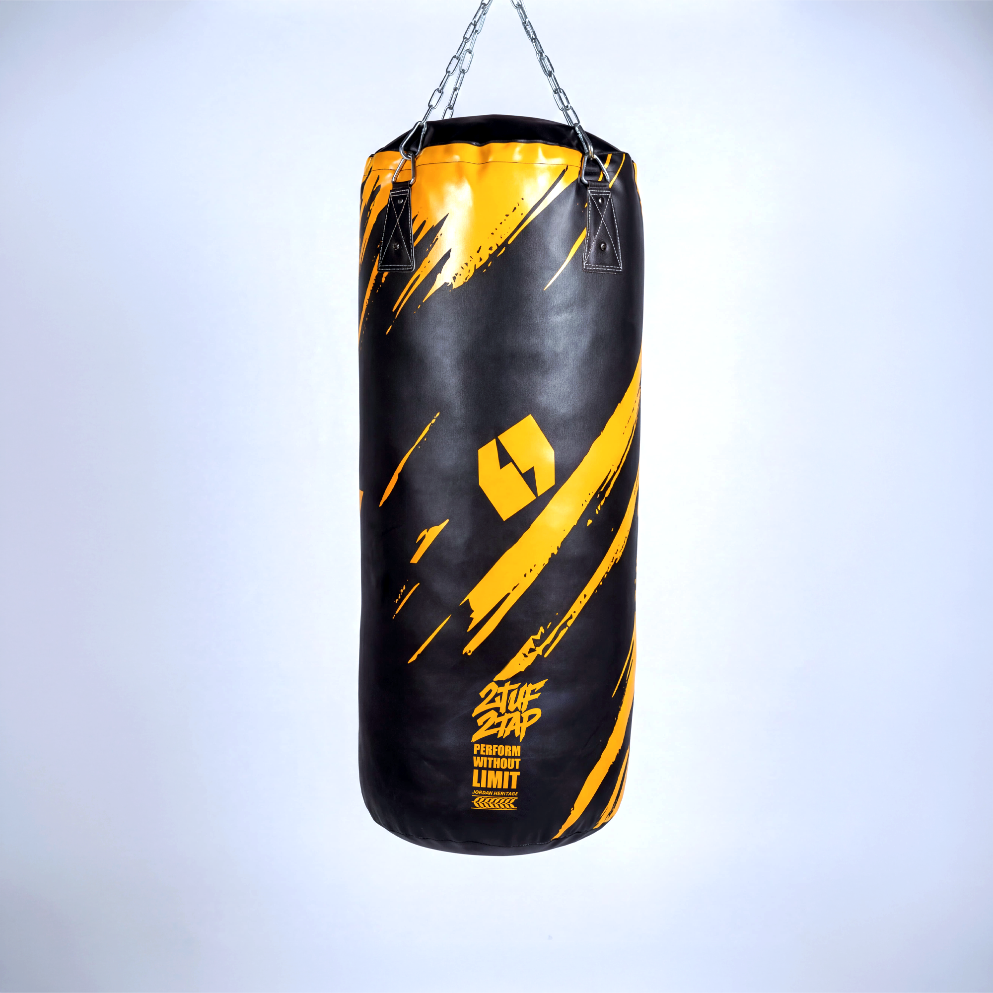 GRAFFIGHT' BOX PunchBag Black Orange GRAFFIGHT' BOX PunchBag Black Orange