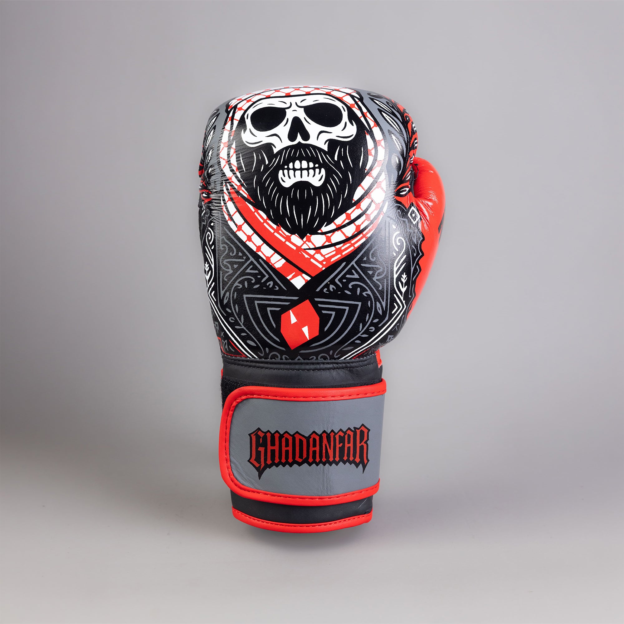 Gadanfar' BOX Glove Black Grey Red Gadanfar' BOX Glove Black Grey Red