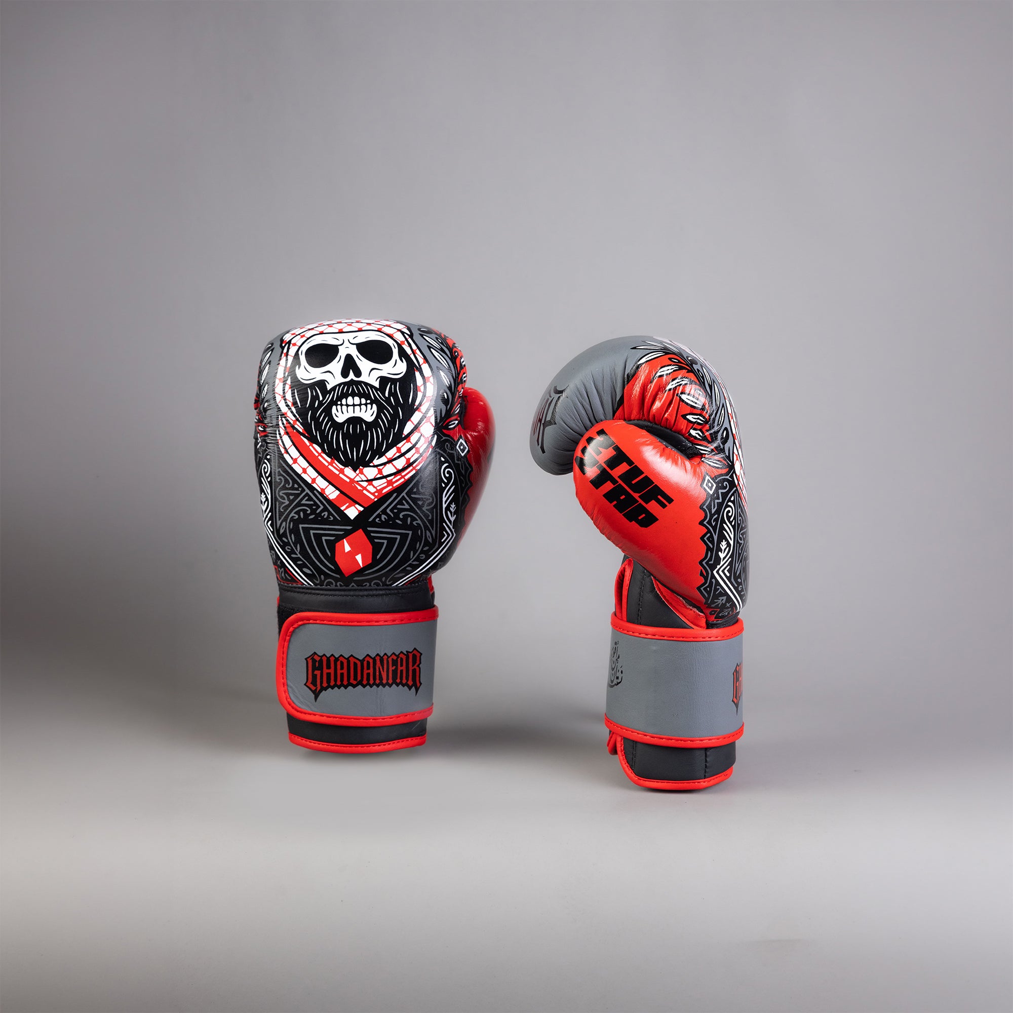 Gadanfar' BOX Glove Black Grey Red Gadanfar' BOX Glove Black Grey Red
