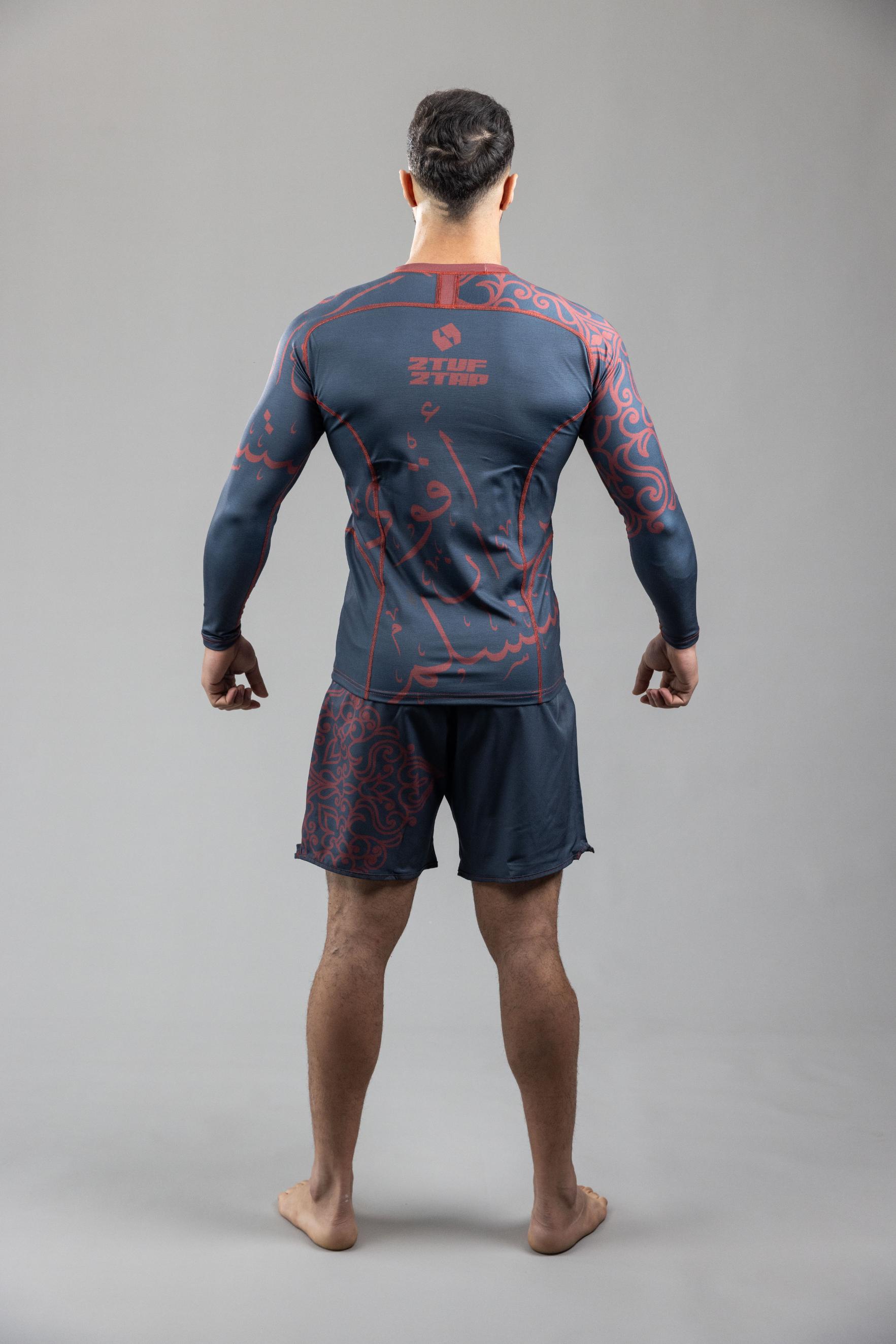 Andalusia Shade' MMA RashGuardLS Top Black Red Andalusia Shade' MMA RashGuardLS Top Black Red
