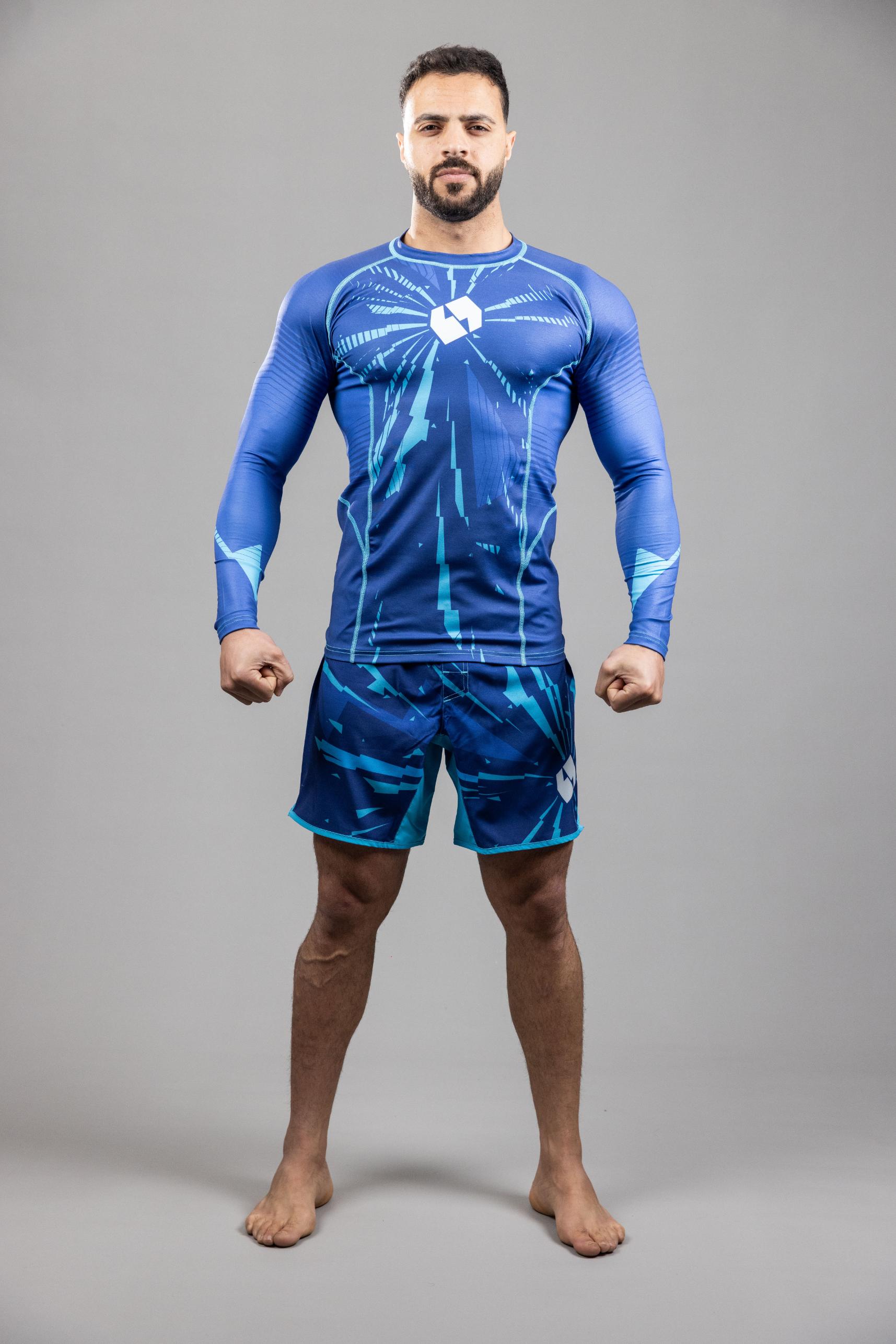 'FractureProof' MMA RashGuard Navy 'FractureProof' MMA RashGuard Navy