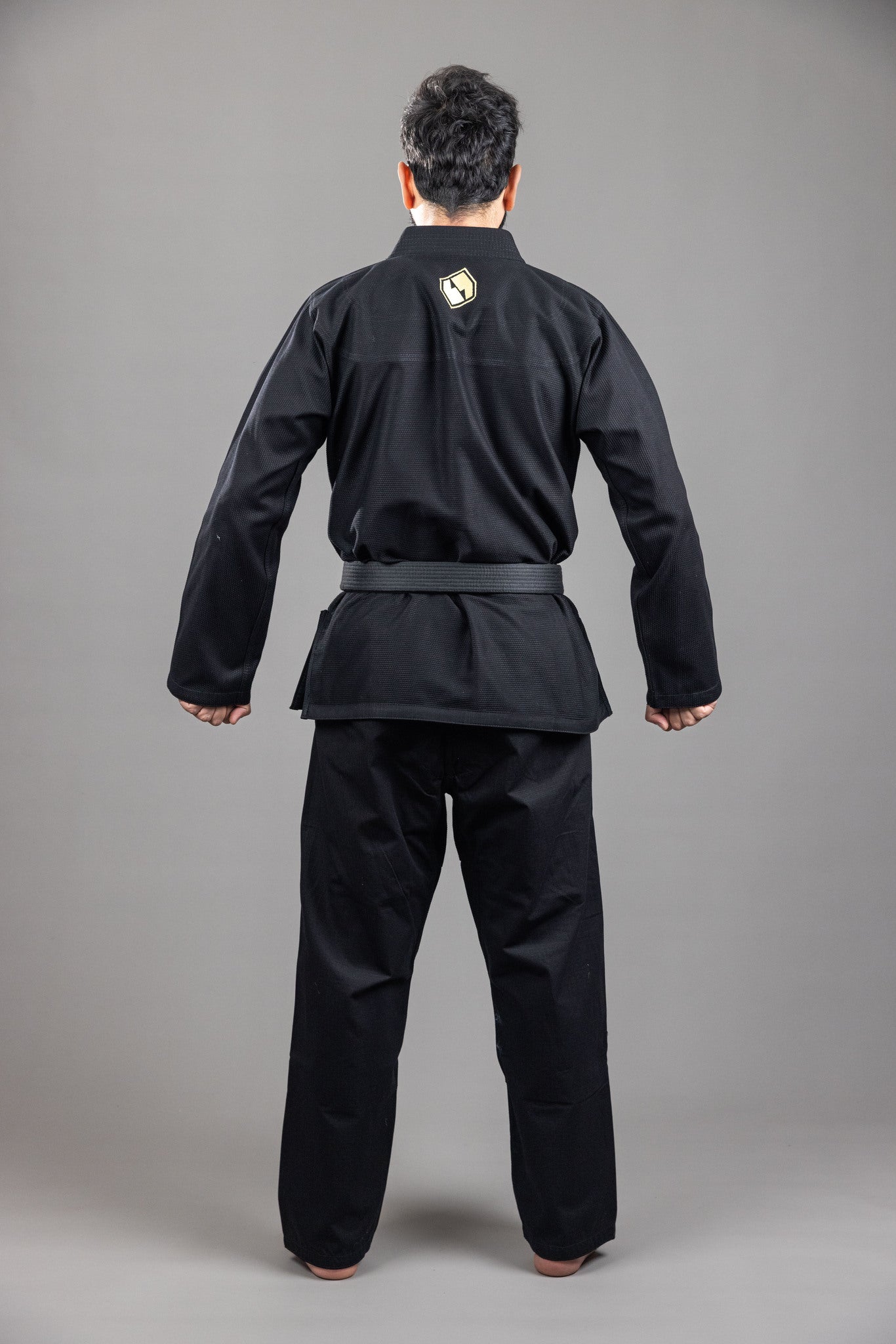 FirstLine' BJJ Uniform Black Gold FirstLine' BJJ Uniform Black Gold