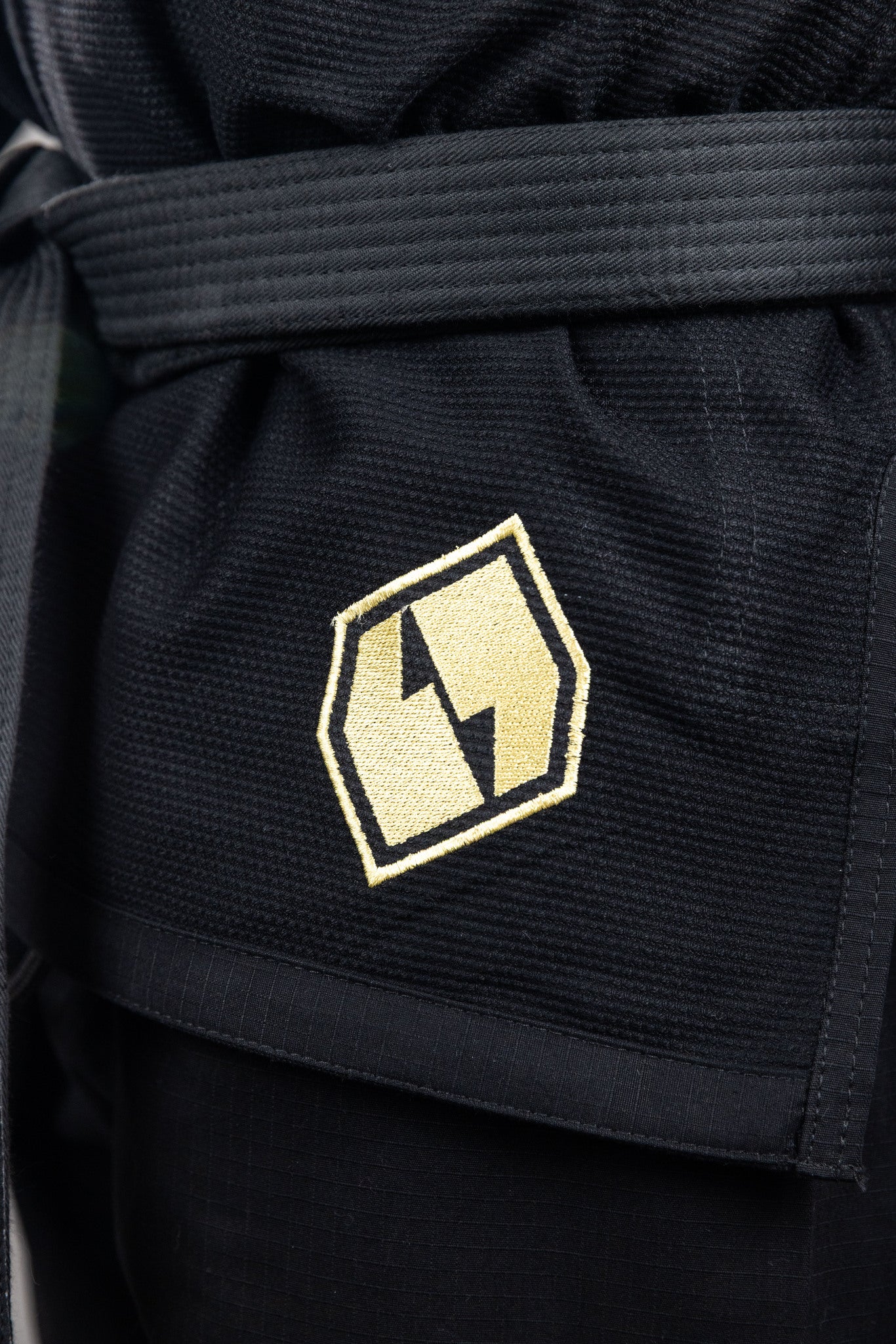 FirstLine' BJJ Uniform Black Gold FirstLine' BJJ Uniform Black Gold