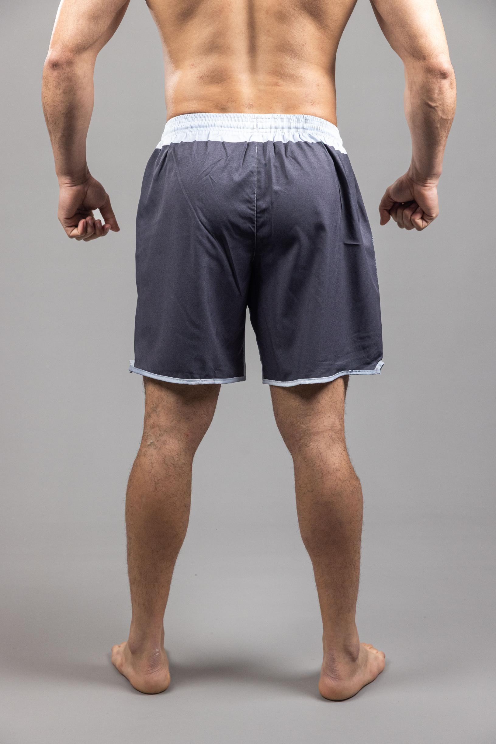 GranadaShield' MMA Short Black Silver GranadaShield' MMA Short Black Silver
