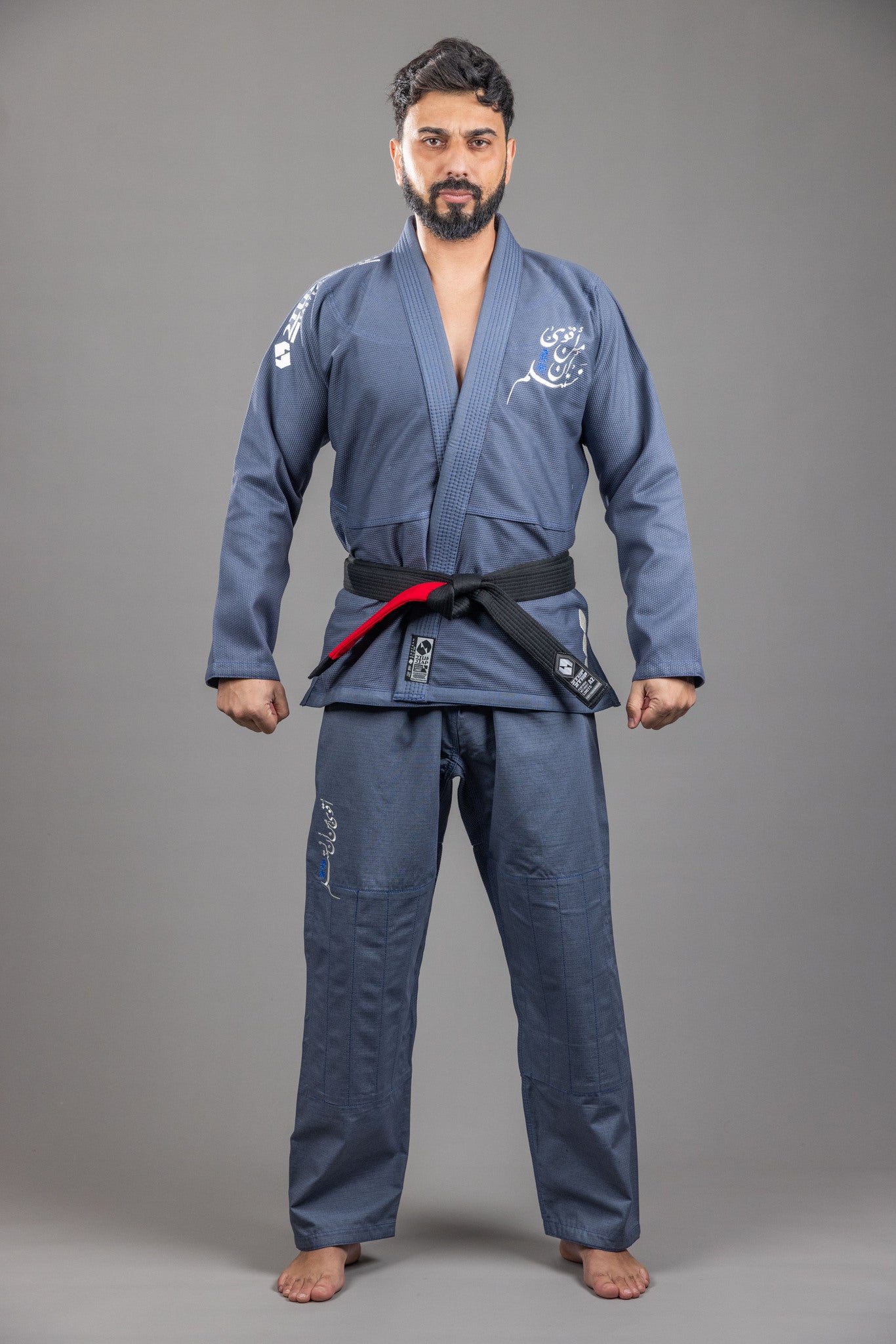 EasternFlow' BJJ Uniform Grey White EasternFlow' BJJ Uniform Grey White