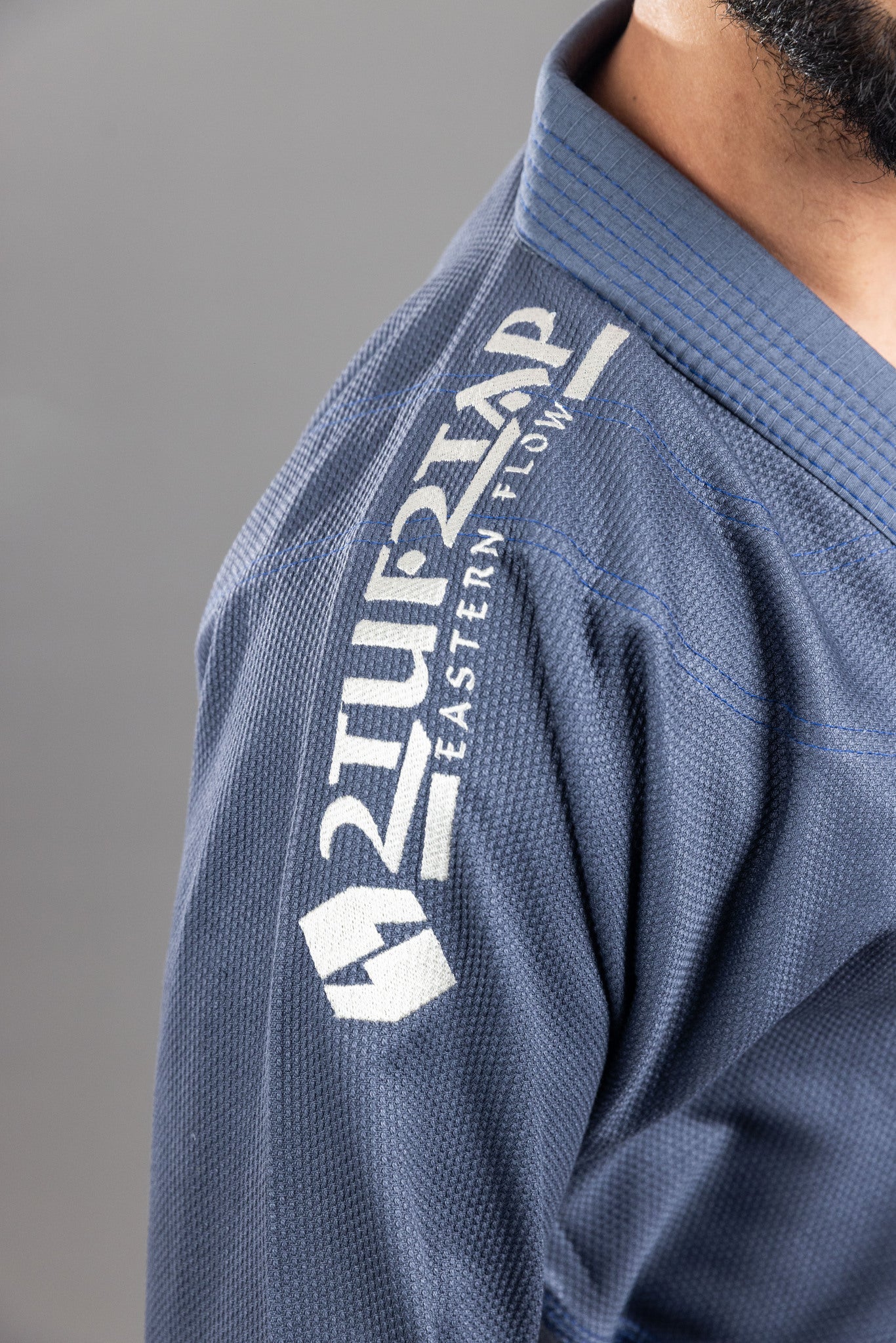 EasternFlow' BJJ Uniform Grey White EasternFlow' BJJ Uniform Grey White
