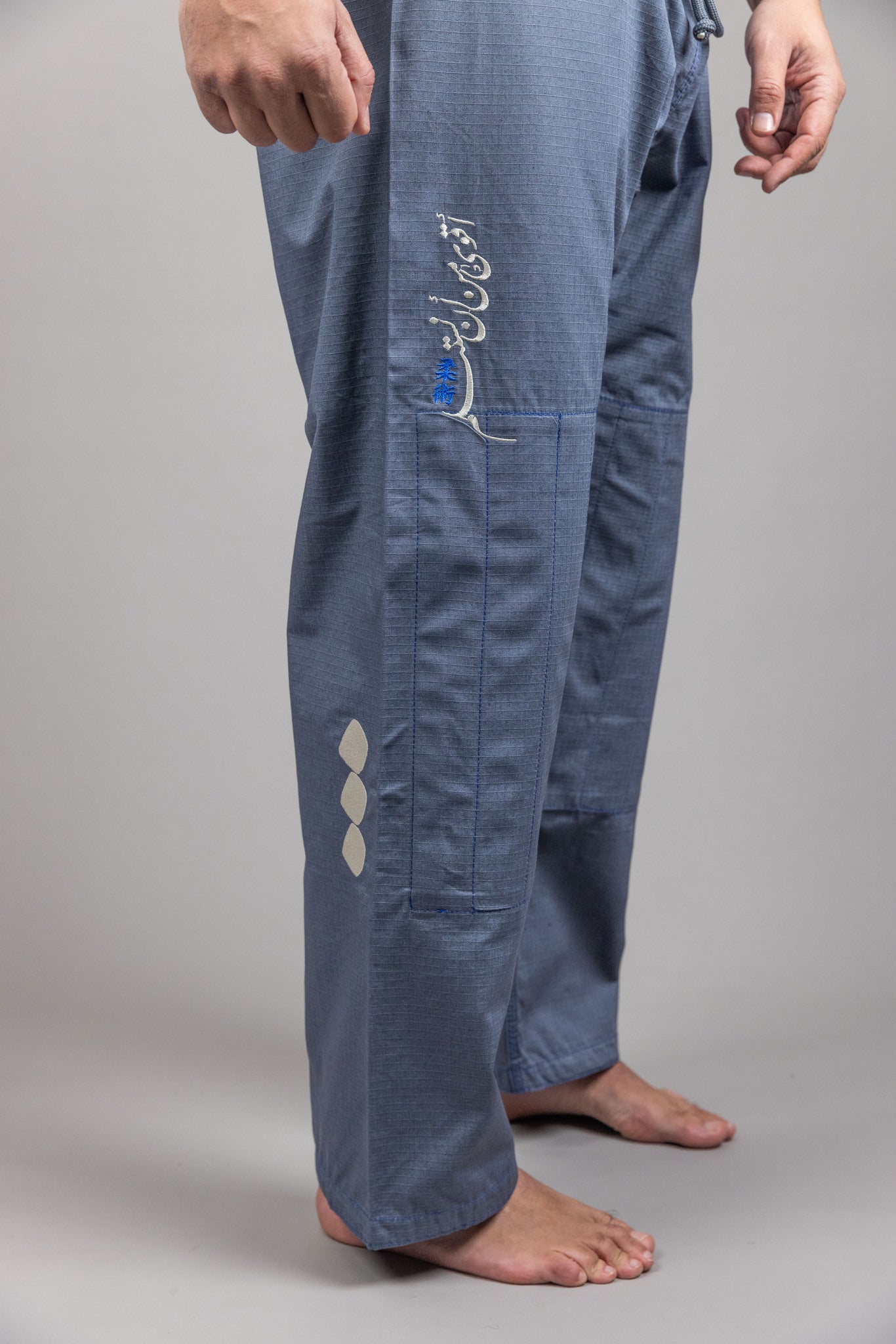 EasternFlow' BJJ Uniform Grey White EasternFlow' BJJ Uniform Grey White
