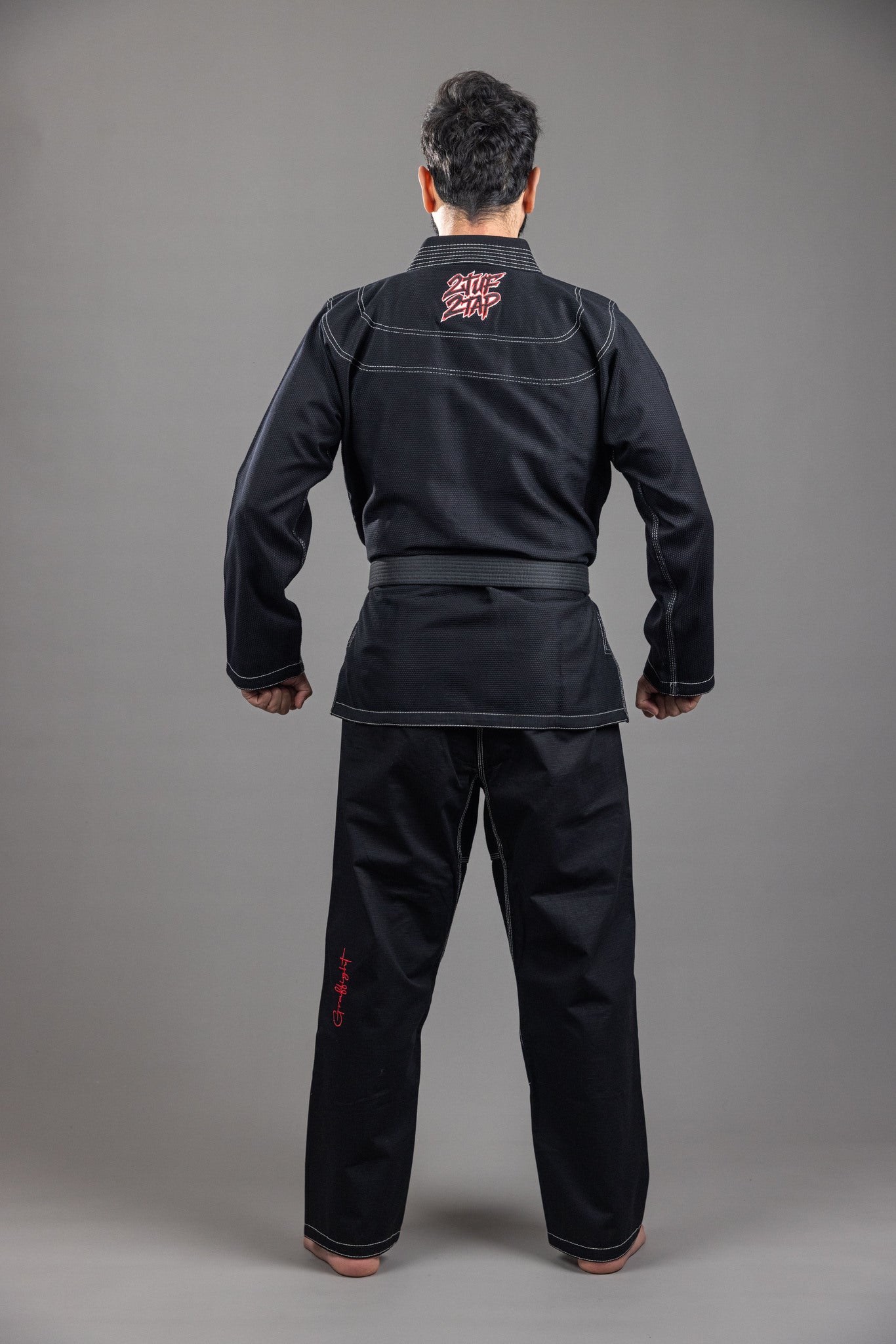 GRAFFIGHT' BJJ Uniform Black Red GRAFFIGHT' BJJ Uniform Black Red