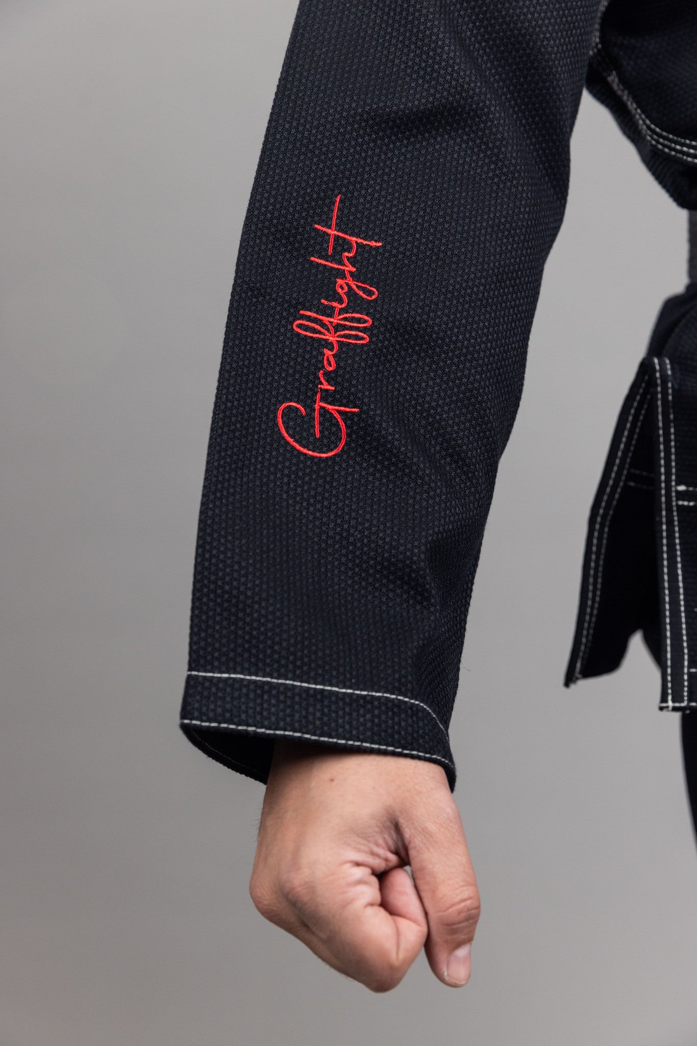 GRAFFIGHT' BJJ Uniform Black Red GRAFFIGHT' BJJ Uniform Black Red