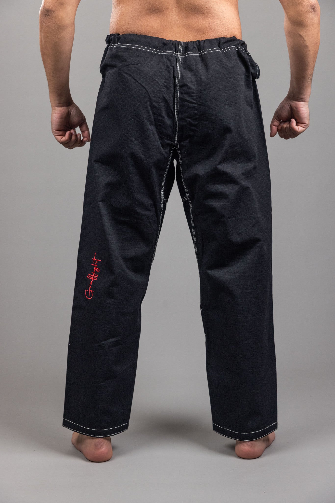 GRAFFIGHT' BJJ Uniform Black Red GRAFFIGHT' BJJ Uniform Black Red