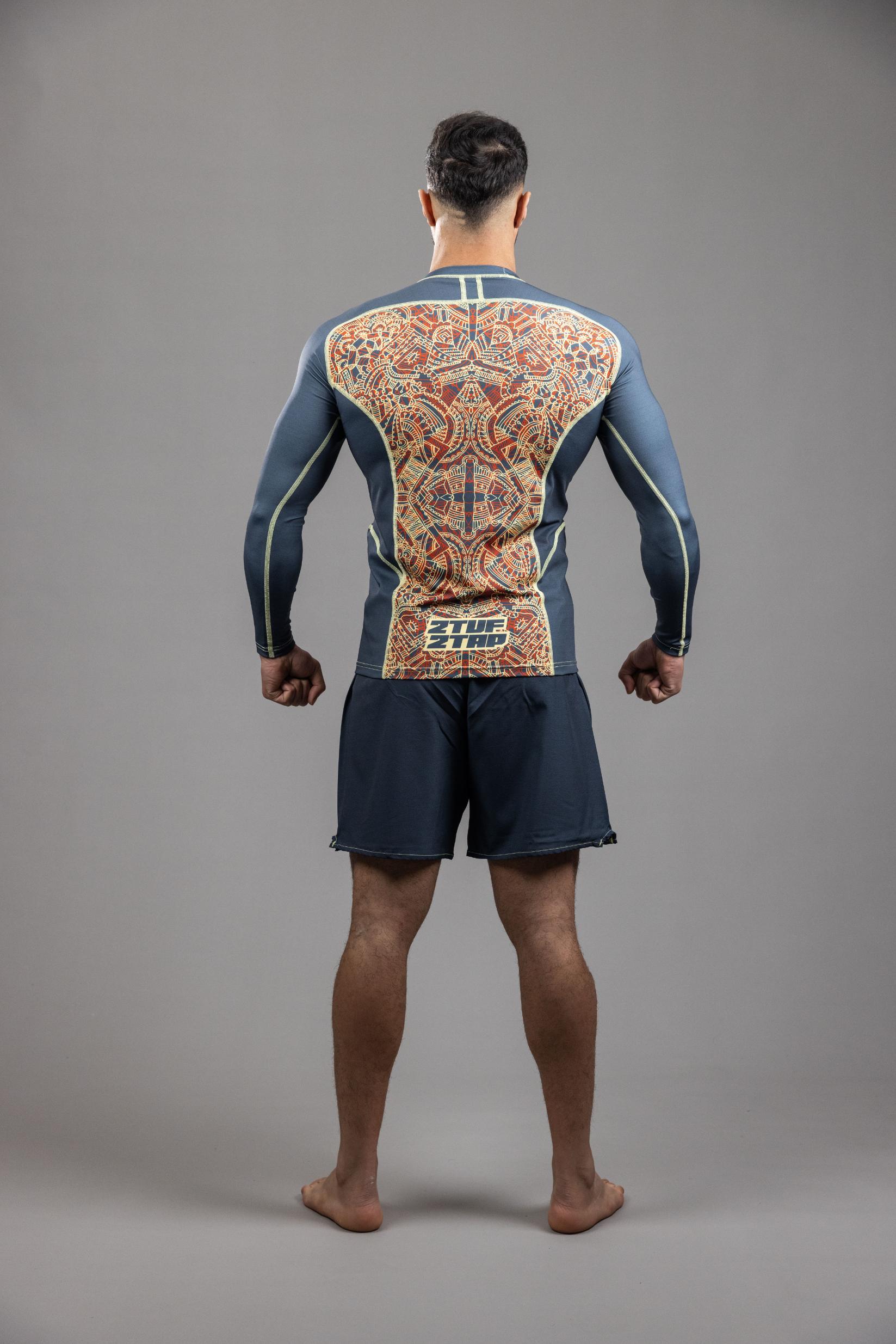 PetraWave' MMA RashGuard Black Yellow PetraWave' MMA RashGuard Black Yellow