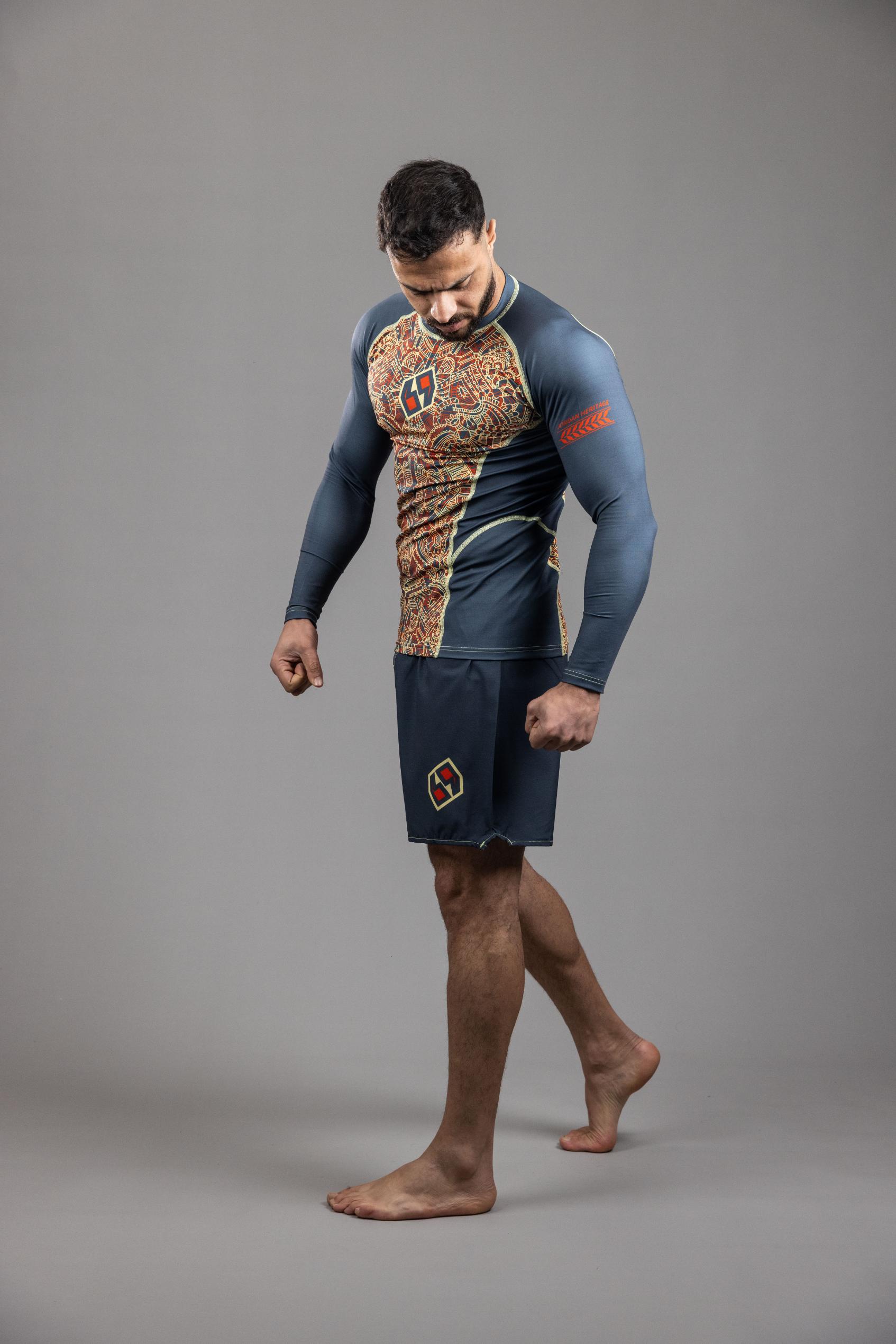 PetraWave' MMA RashGuard Black Yellow PetraWave' MMA RashGuard Black Yellow