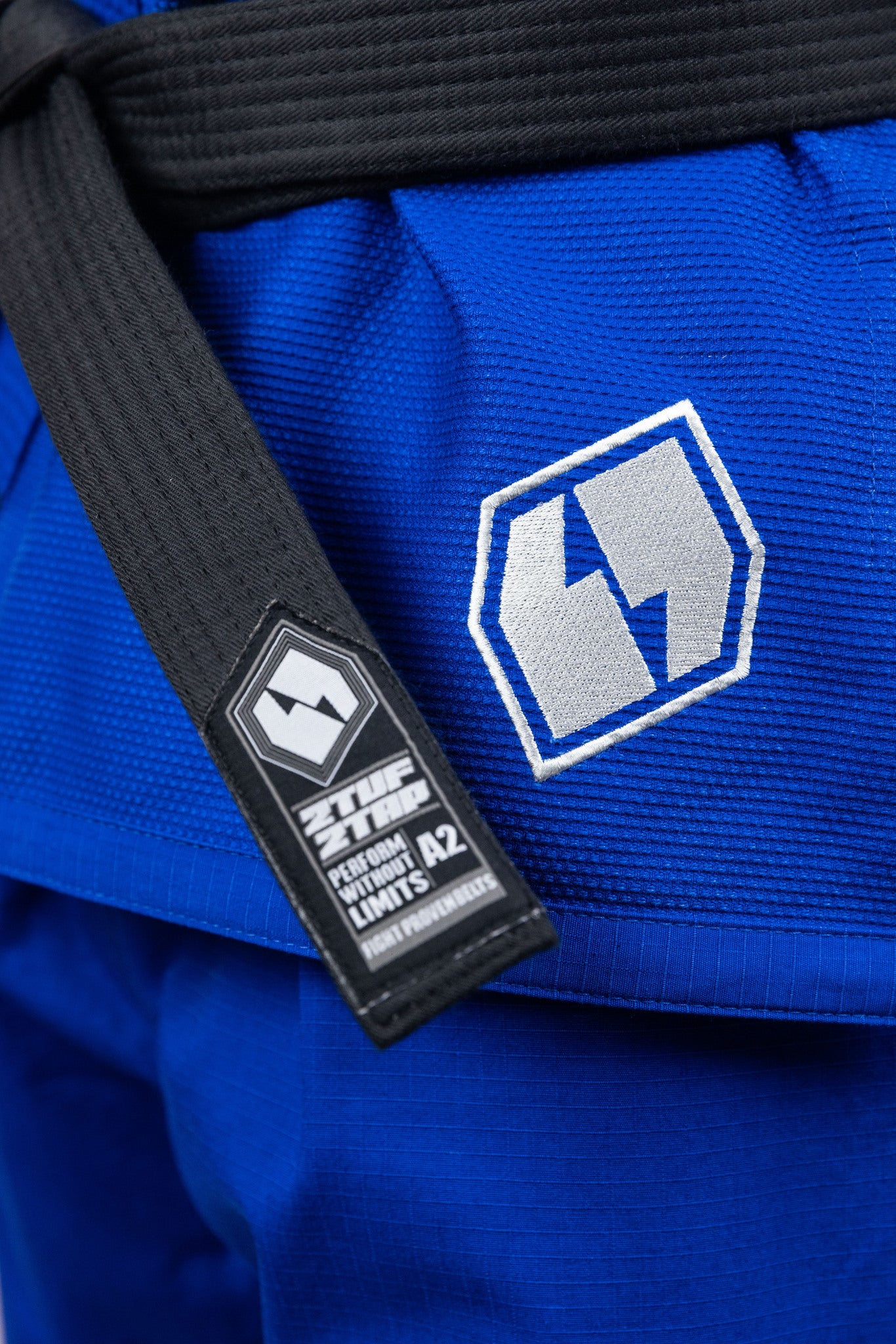 FirstLine' BJJ Uniform Blue Silver FirstLine' BJJ Uniform Blue Silver