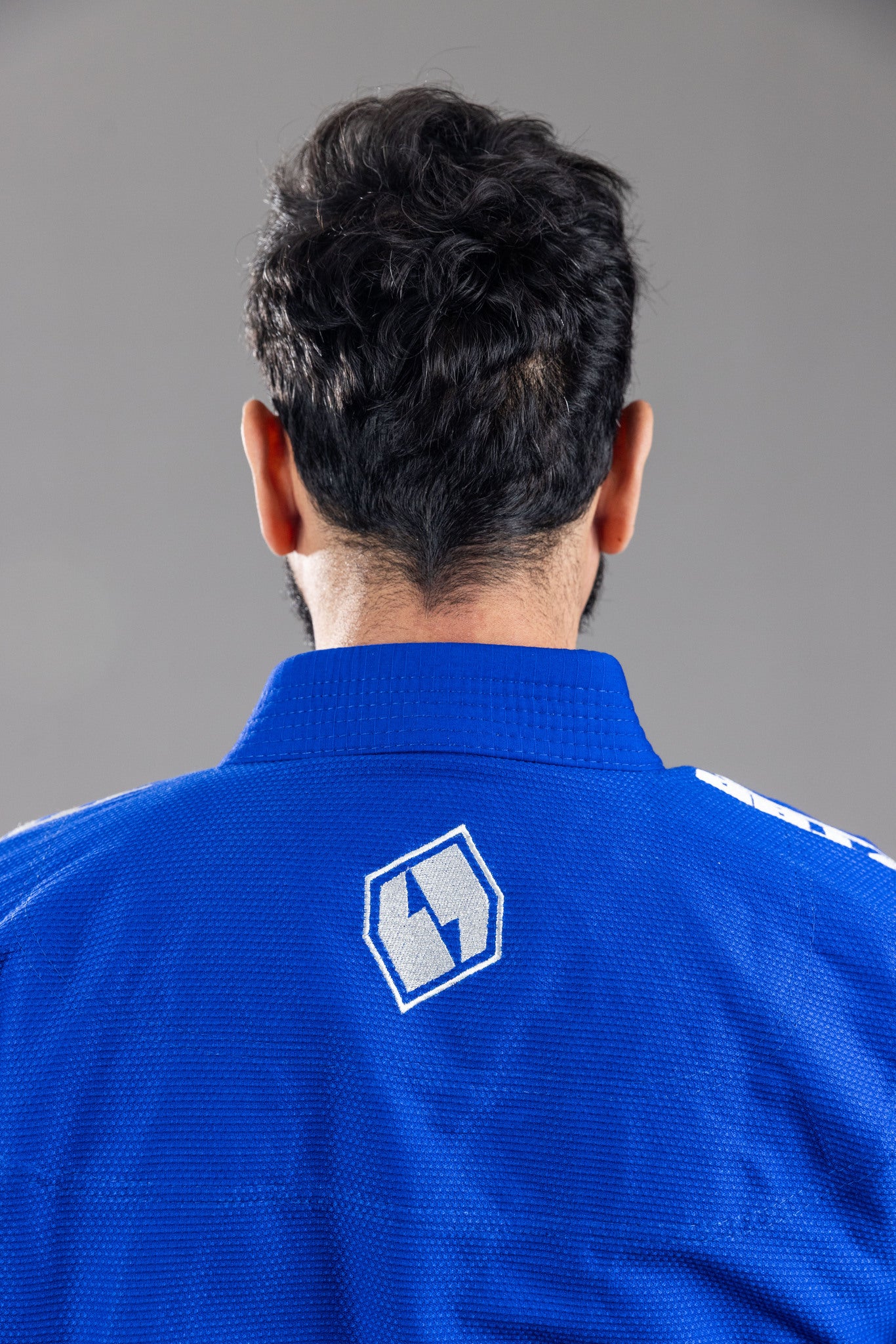 FirstLine' BJJ Uniform Blue Silver FirstLine' BJJ Uniform Blue Silver