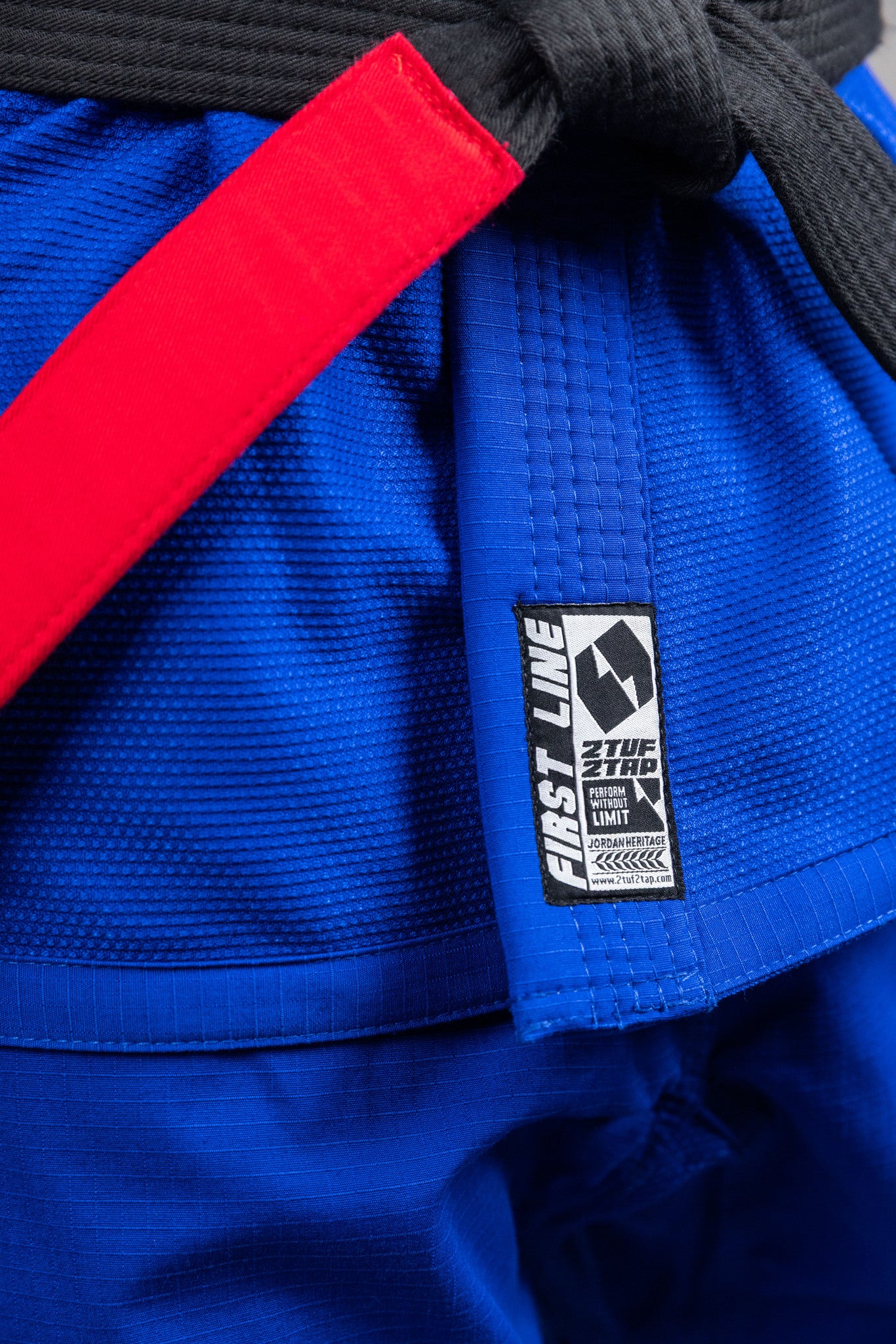 FirstLine' BJJ Uniform Blue Silver FirstLine' BJJ Uniform Blue Silver
